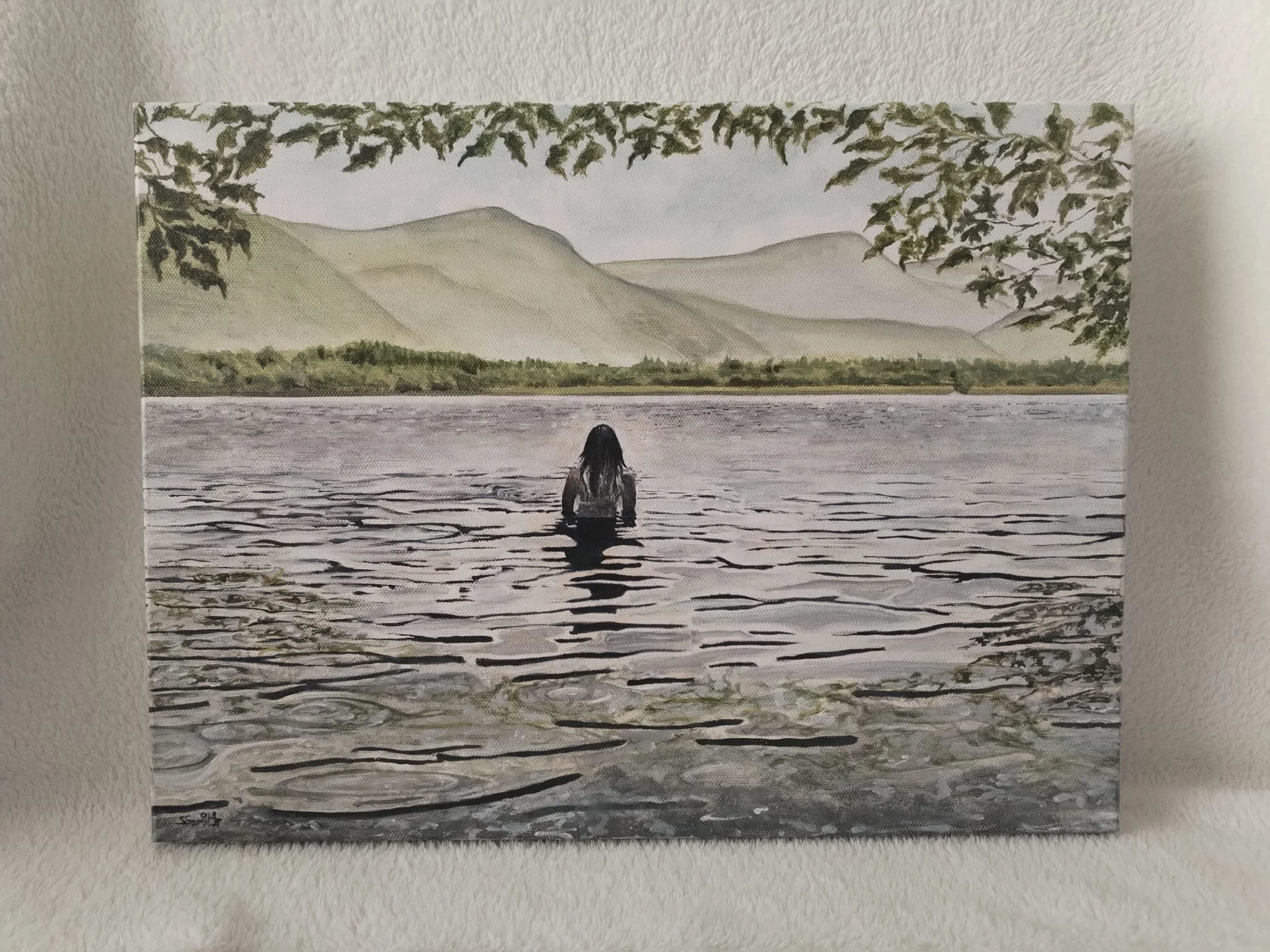Bathing In The Lake
