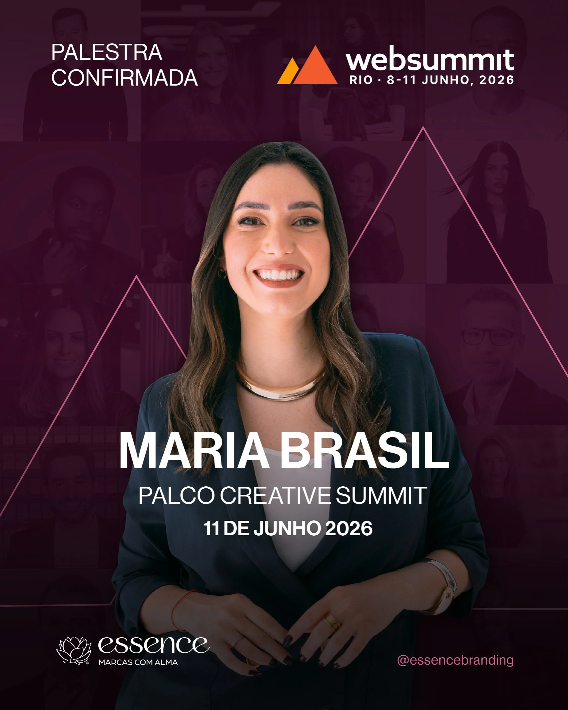 Maria Brasil &eacute; speaker do @websummit 2026!

🗓️ 11 de Junho
🎟️ Ingresso no site do evento | rio.websummit.com
🎤 Palco Creative Summit

@maribrasil_ vai abrir o palco Creative Summit com uma palestra sobre o &uacute;ltimo ativo competitivo qu
