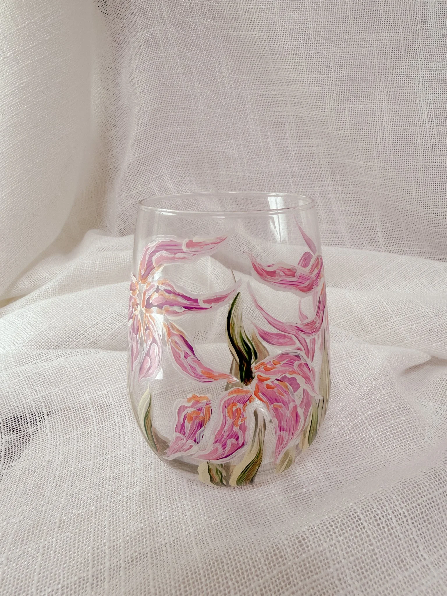 The Lilac Orchid Glass