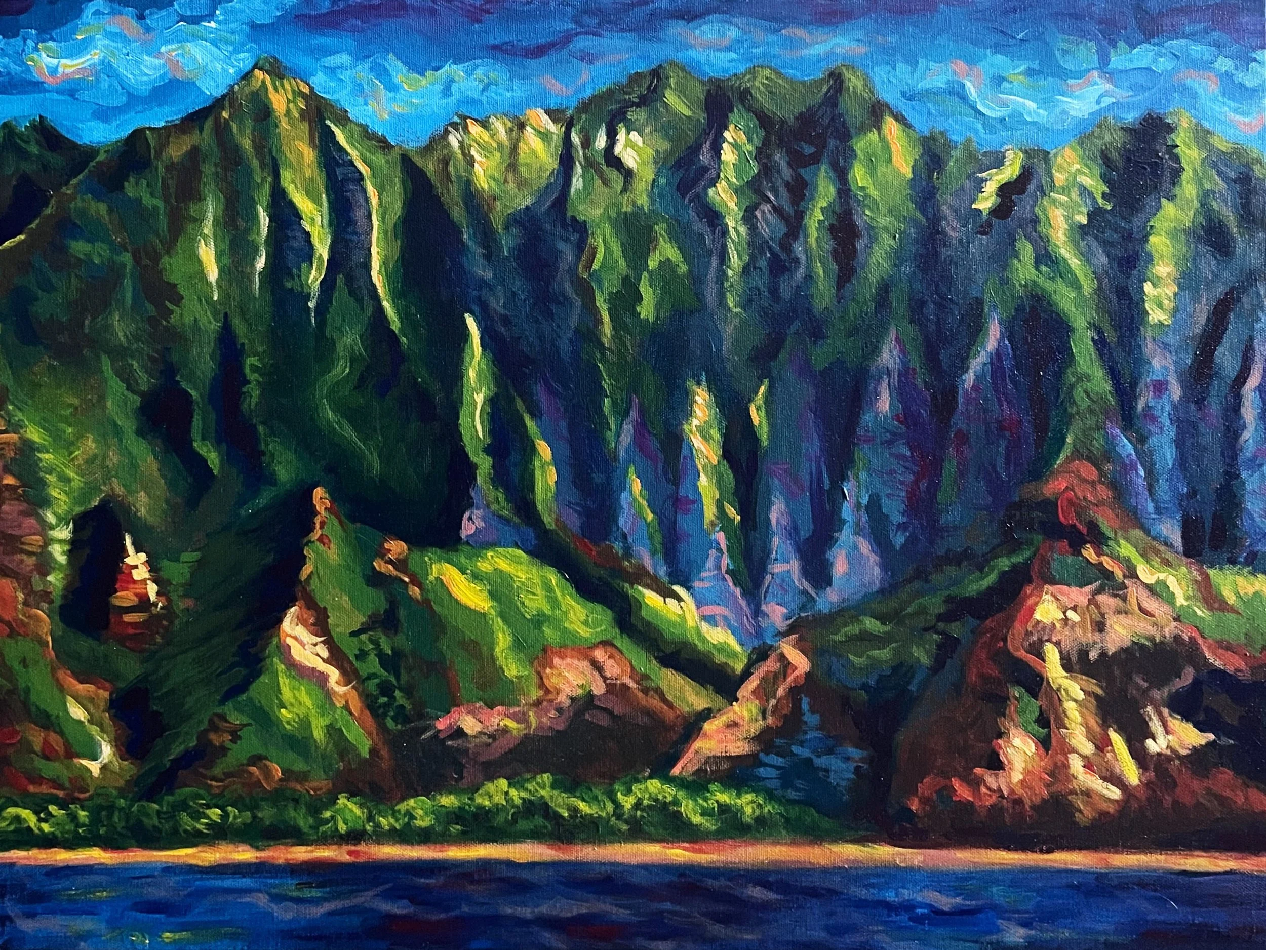NPAF_HALENPAIR2024_Anderson_Na_Pali_Coast_Painting.jpeg