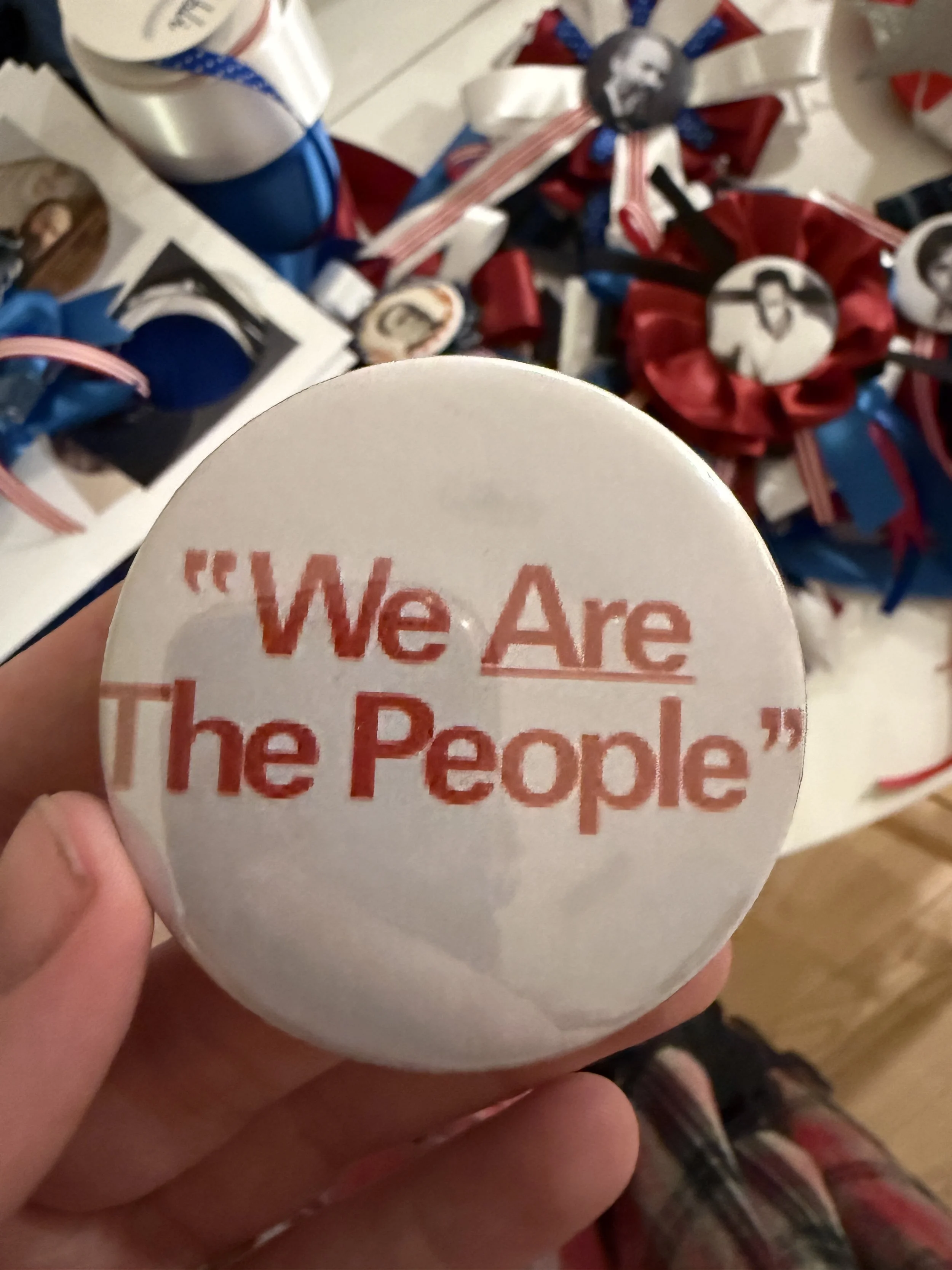 Button inspired by one Travis Bickle (John Hinkley Jr.'s real life fashion inspiration) wears in the movie "Taxi Driver"