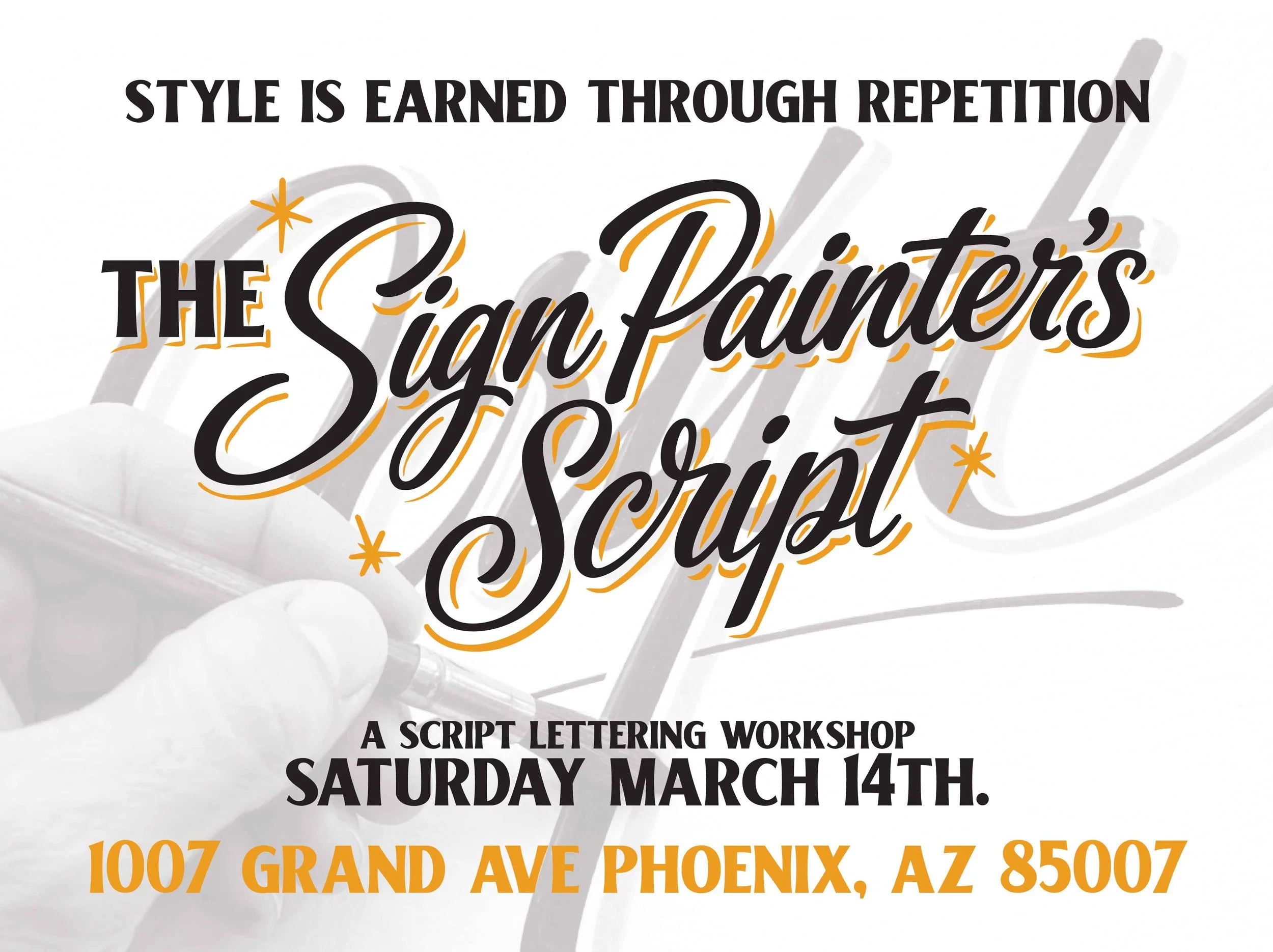 The Sign Painter's Script Workshop