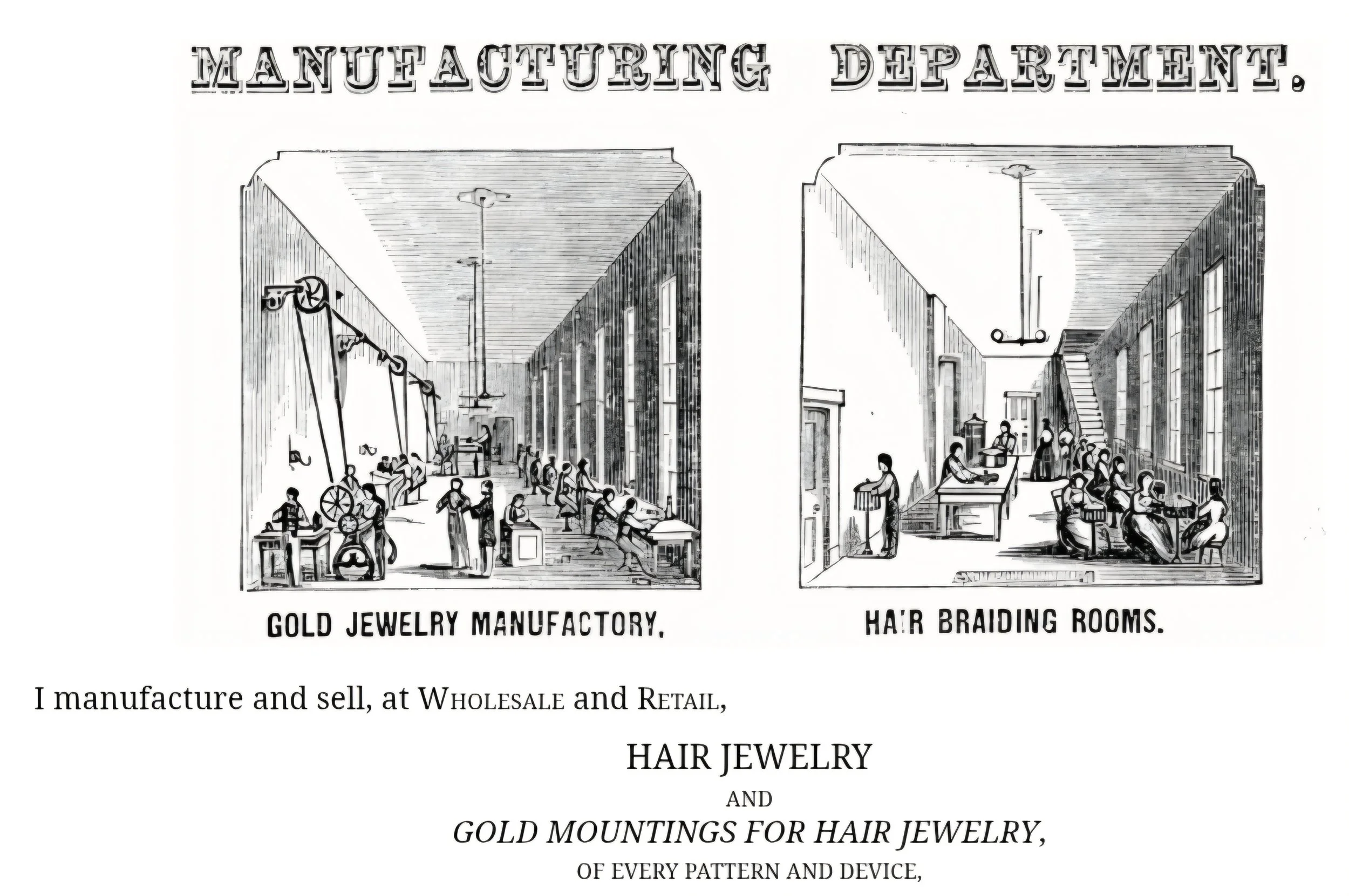 The Price of Memory: Hairwork Wages for Women in 1863