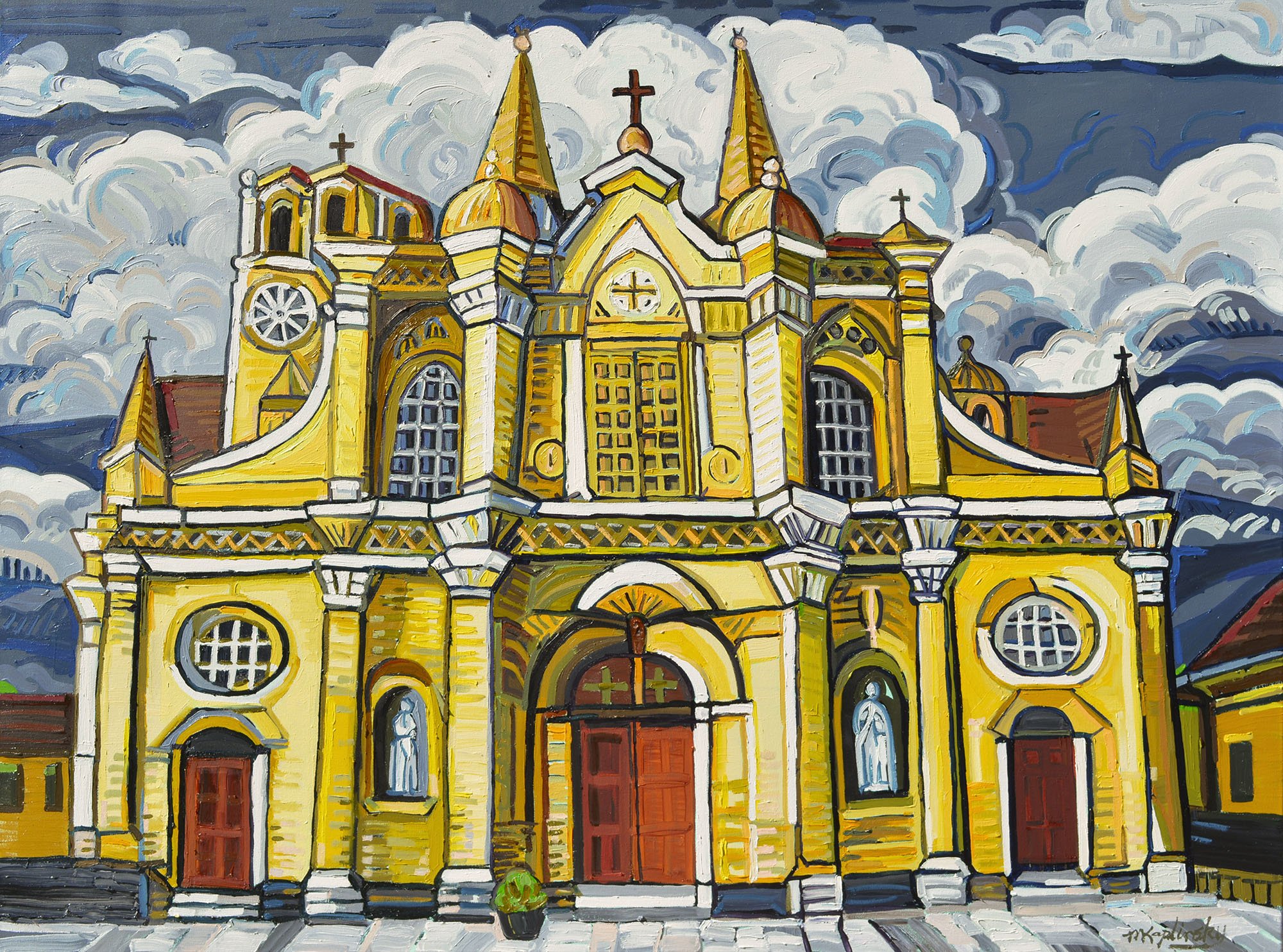 Texas BBQ, 36x48 inches, oil on canvas