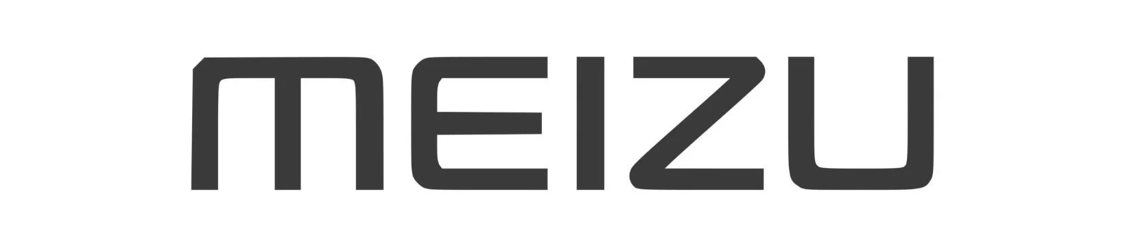 The word "Meizu" written in stylized black letters on a white background.
