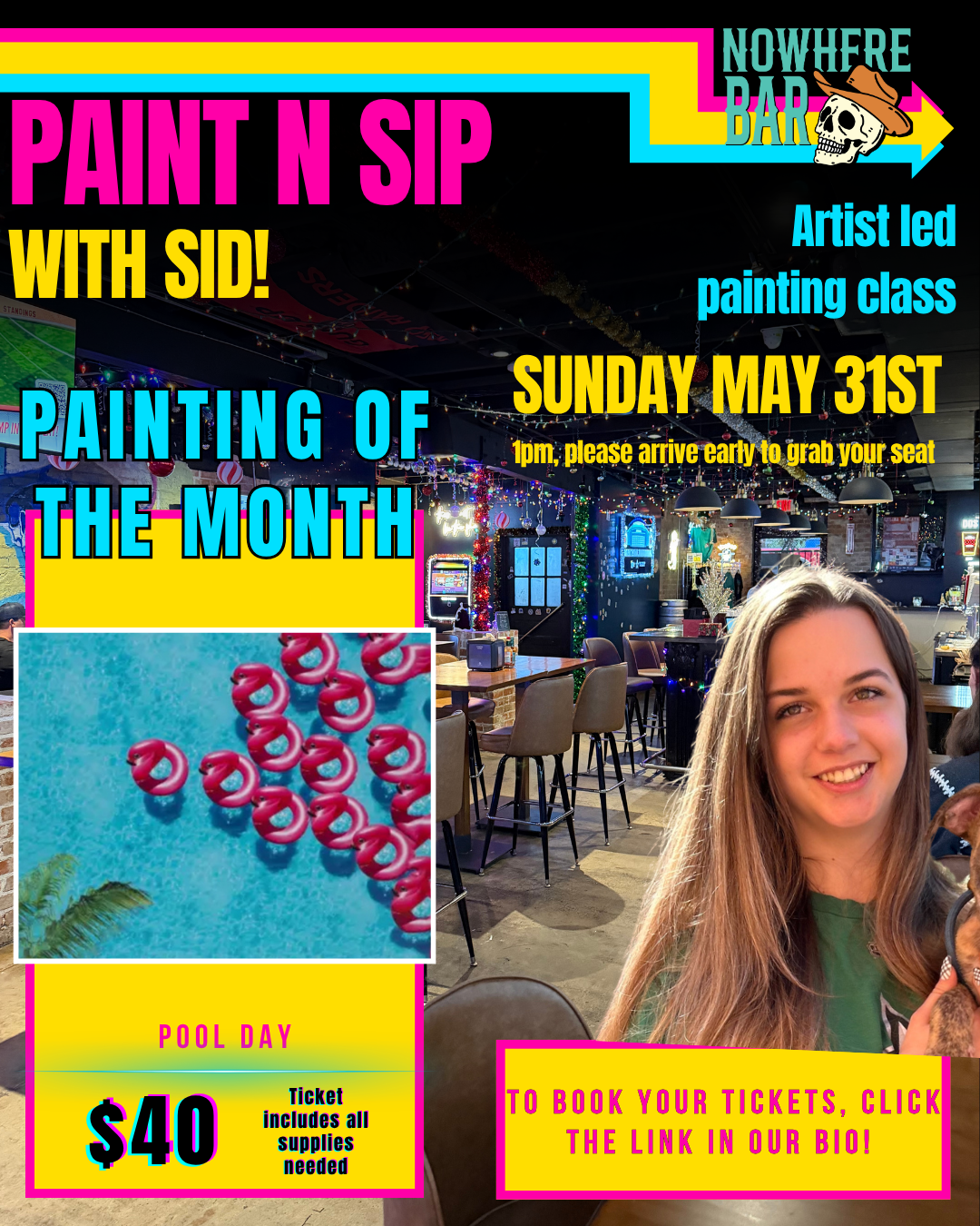 Paint N Sip! With Sid