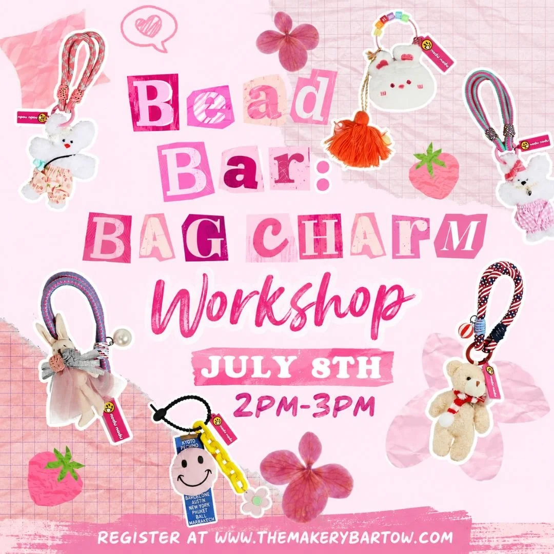 Bead Bar: Bag Charm Workshop - 7/8 (2pm-3pm)