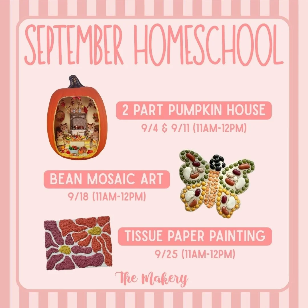 September Homeschool Art Classes