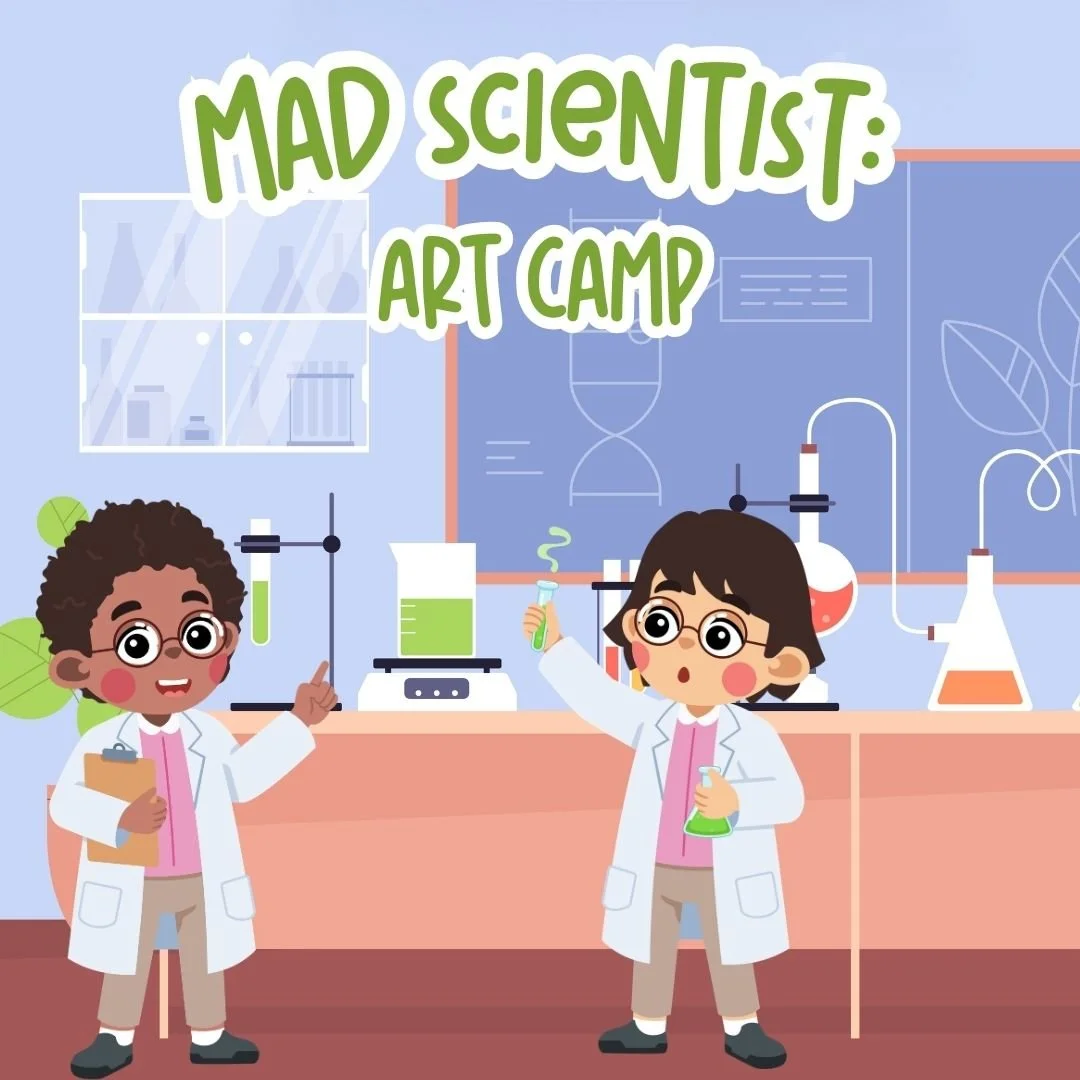 Mad Scientist Art Camp (June 9-June 12) 10am-1pm