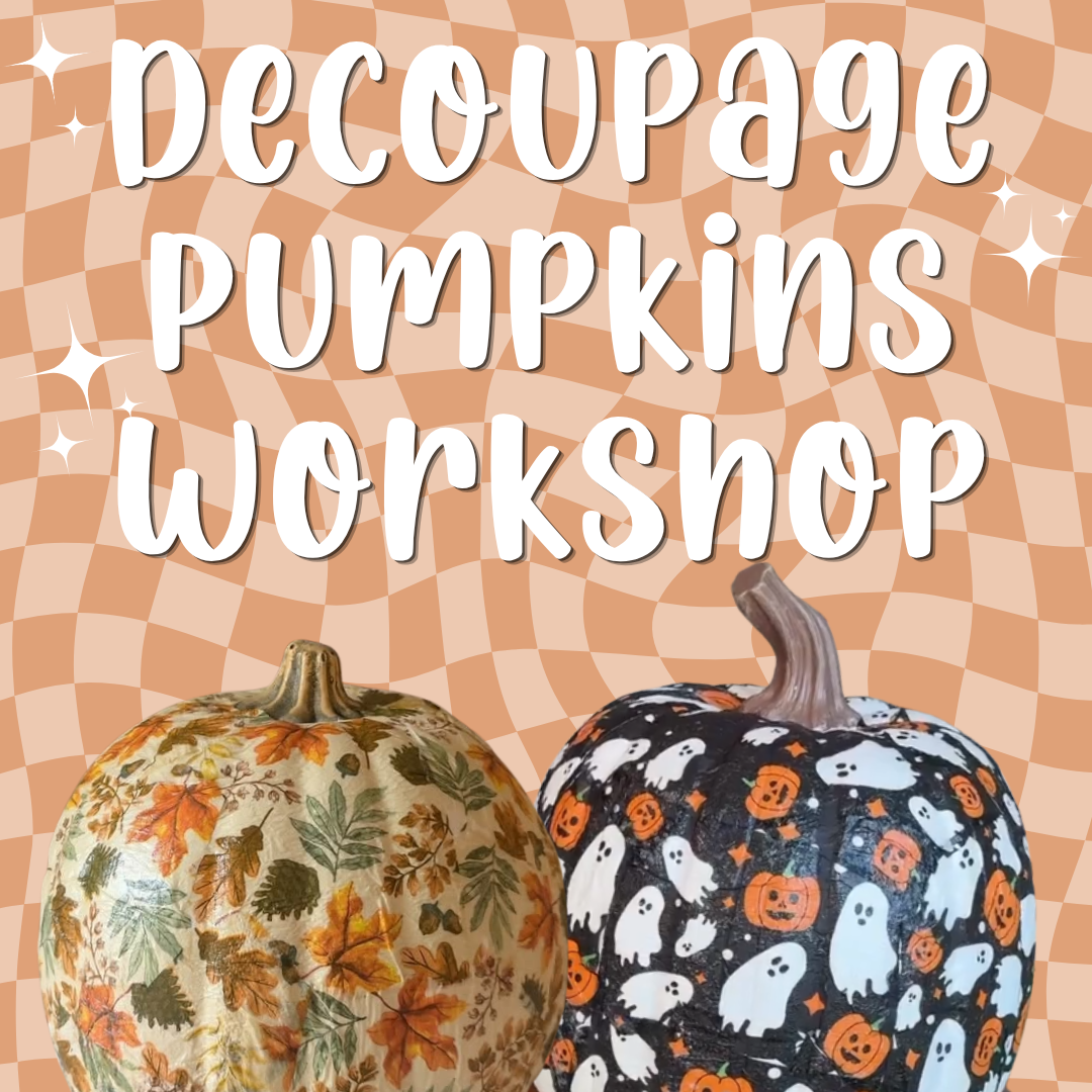 Decoupage Pumpkins Workshop