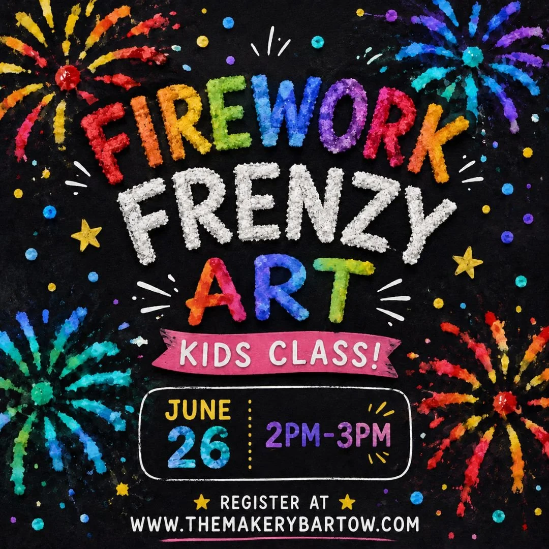 Firework Frenzy Art Lab- 6/26 (2pm-3pm)