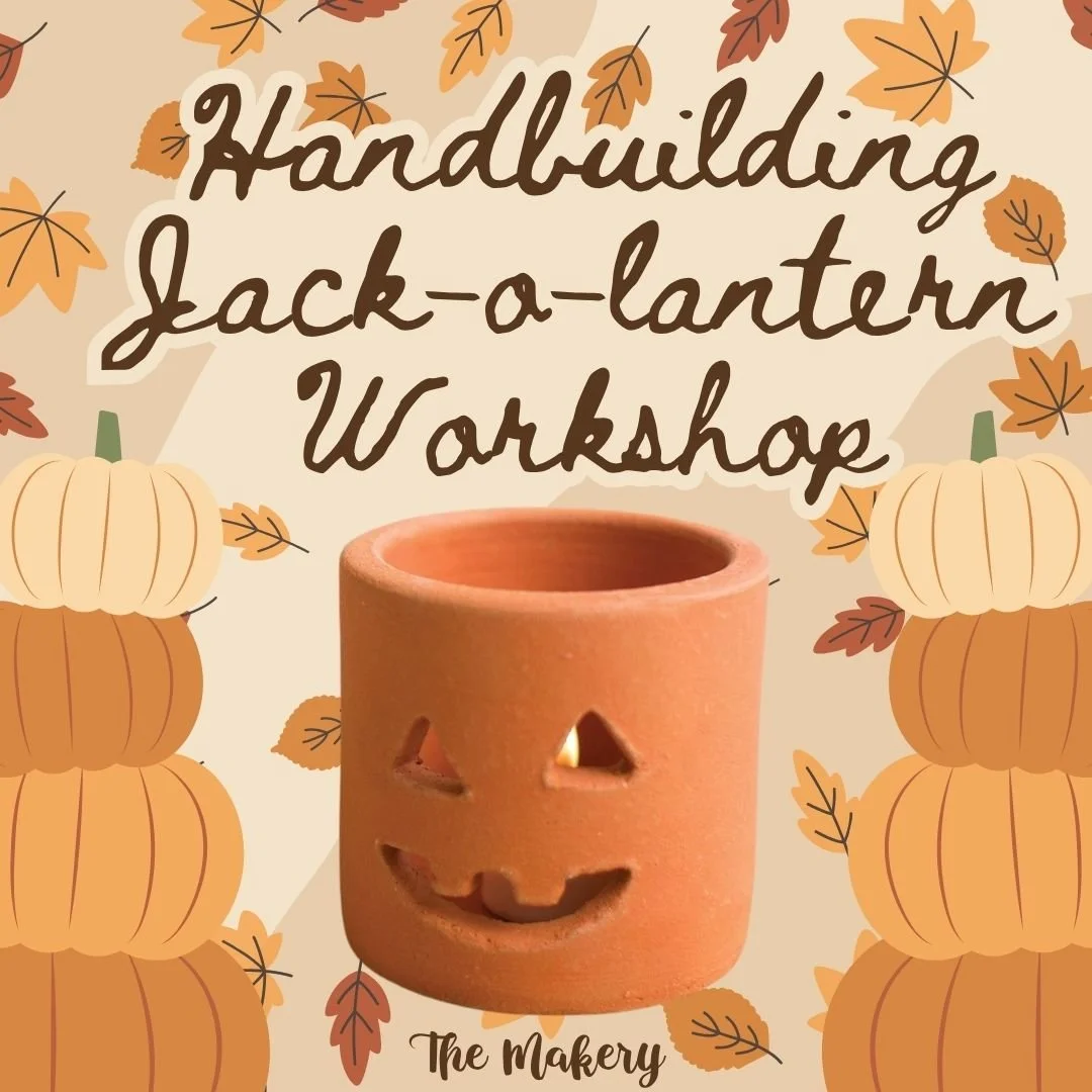 Jack-o’-Lantern Handbuilding Workshop (9/11/26) 5:30-7pm