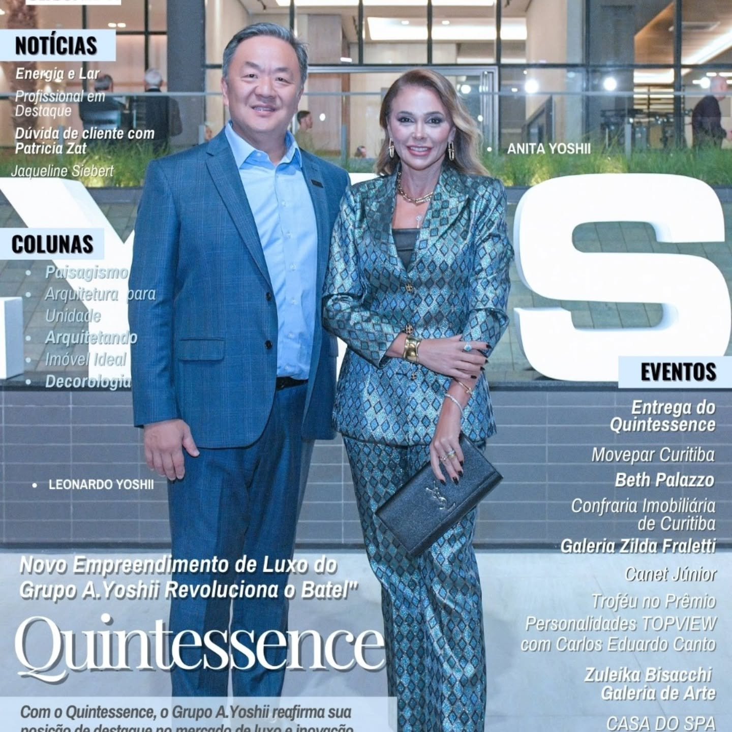 Edição 70 da Revista Business do Portal Gerson Lima, está no ar! Na capa o casal @leonardoayoshii e @anitayoshii, na entrega do belíssimo empreendimento QUINTESSENCE, novo ícone imobiliário do Batel.