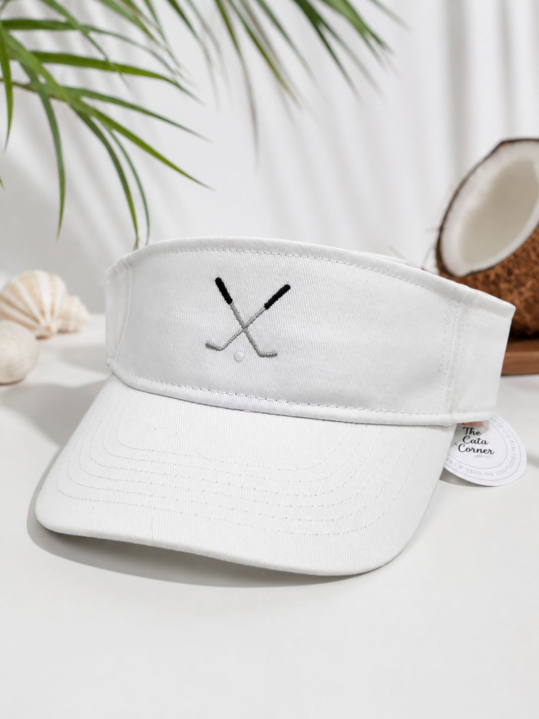 The Cata Corner Crossed Clubs Bow Visor