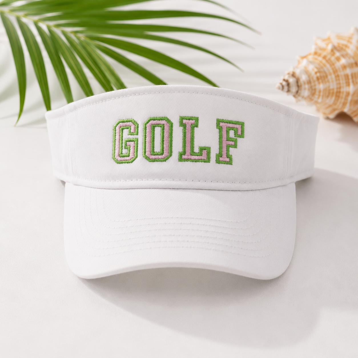 The Cata Corner “Pretty in Pink” Golf Visor