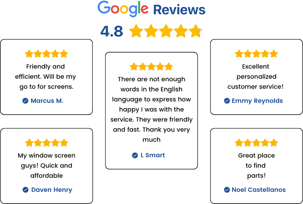 Custom Window & Door Screens, Repairs & Replacements | Tampa, FL