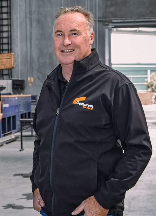 Shaun Johnston owner of the Canterbury Coresteel Buildings distributorship