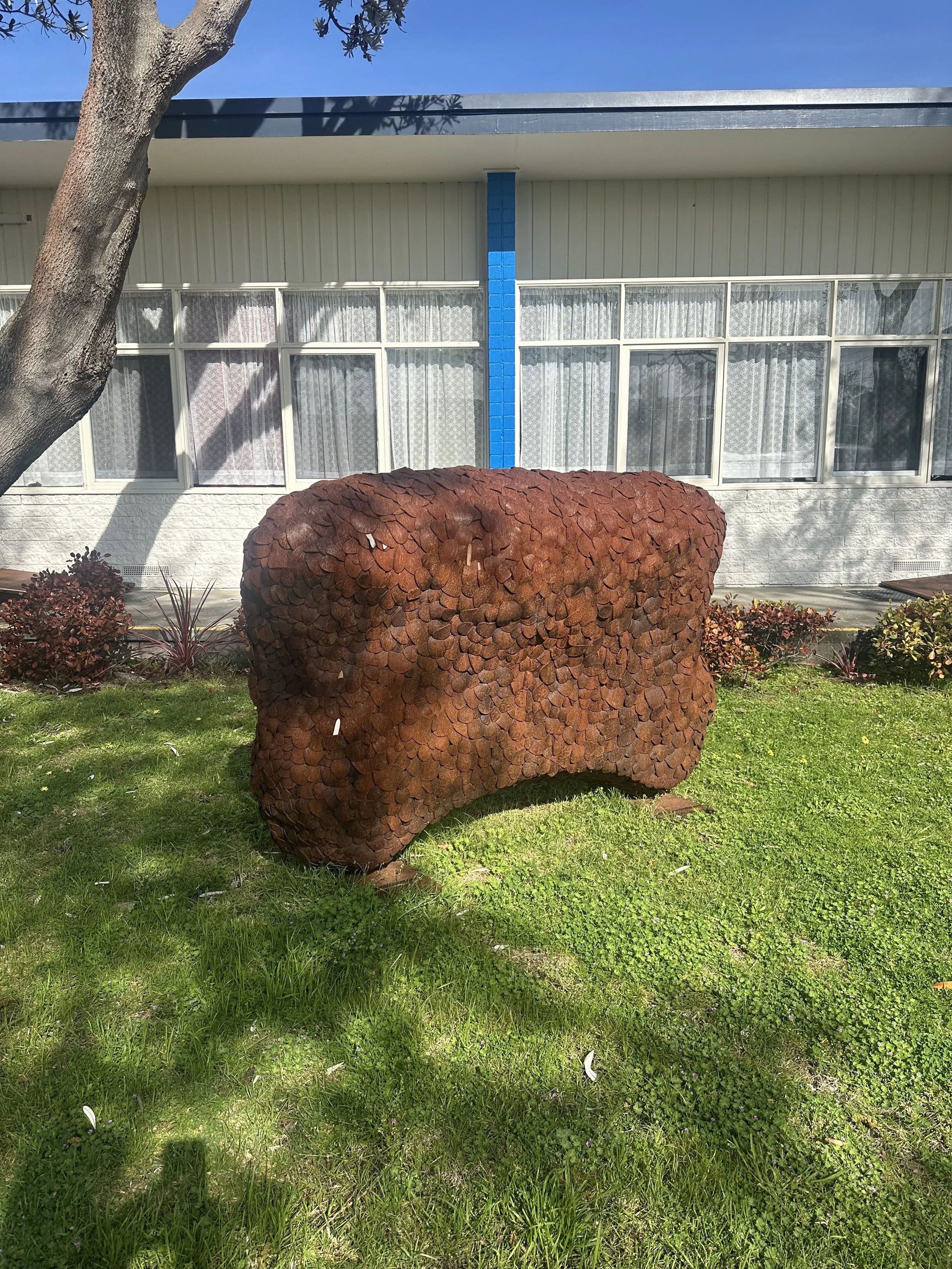 Taka Sugawara -Untitled Corten 130 x 180 x 60cm $50,000