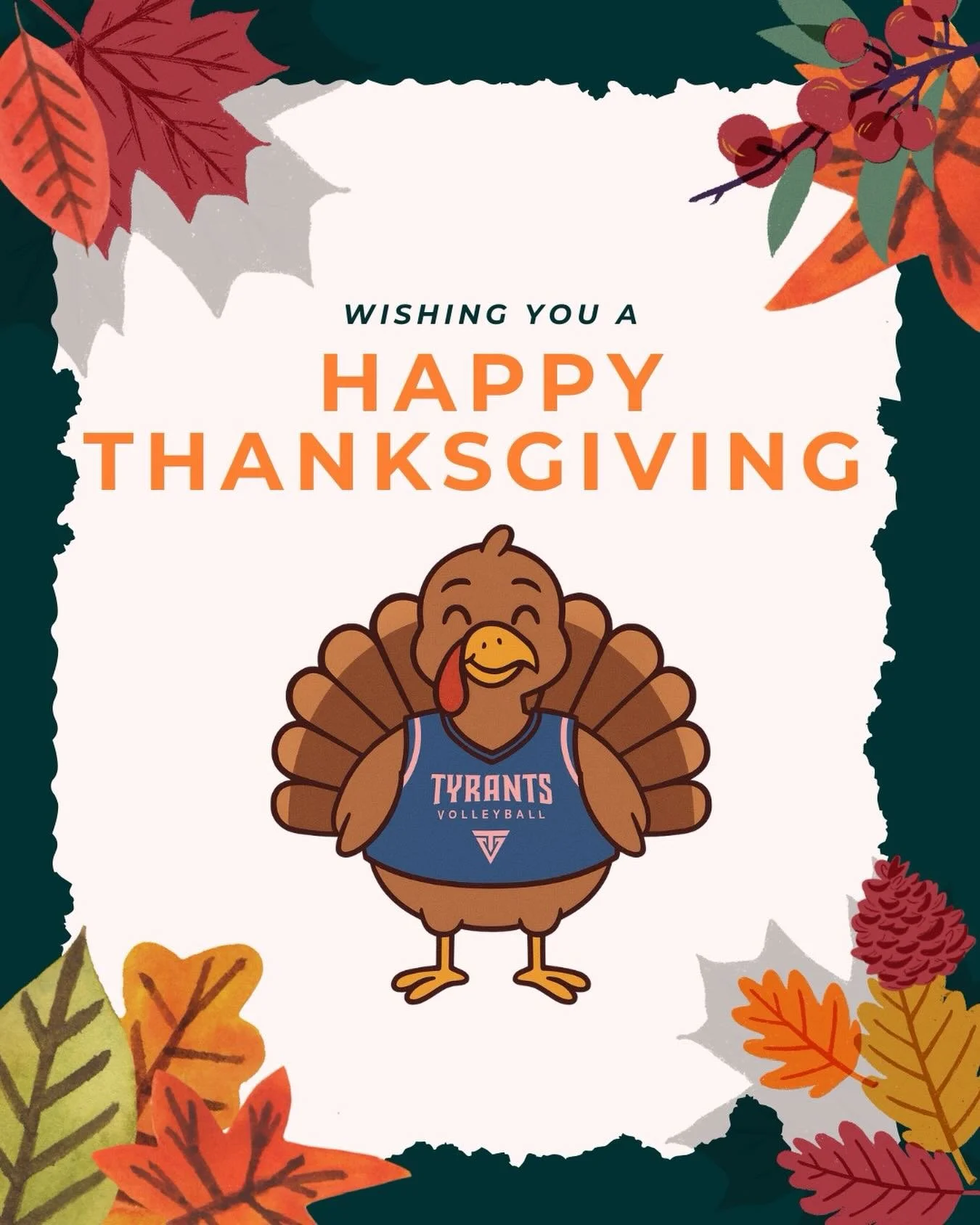 As we gather with loved ones this Thanksgiving, we want to take a moment to share our heartfelt gratitude with our athletes, parents, and coaches. This is the very first season for our club, and we are incredibly thankful for the trust, enthusiasm, a