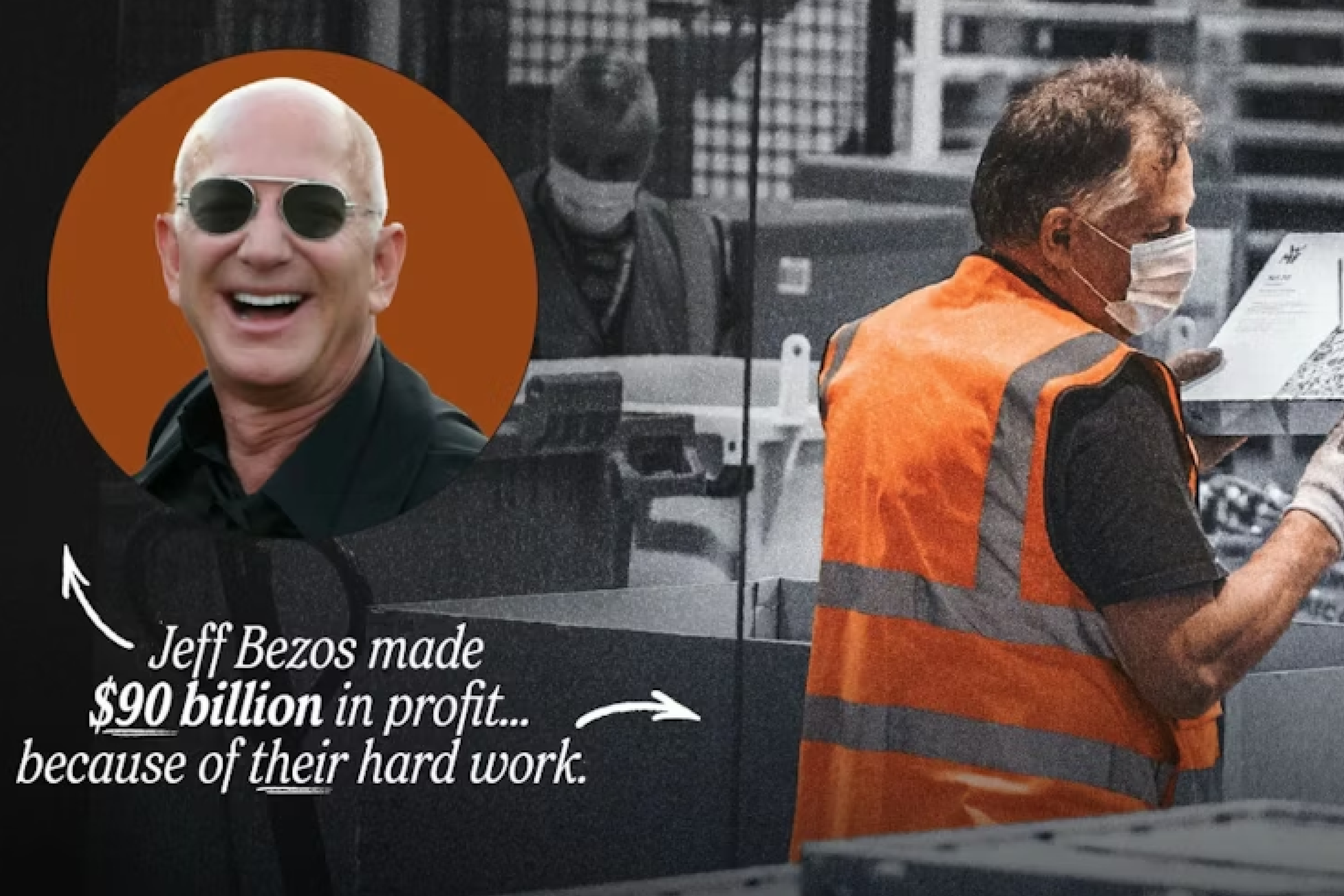 Greed Kills: May Day Protest Against Billionaire Jeff Bezos