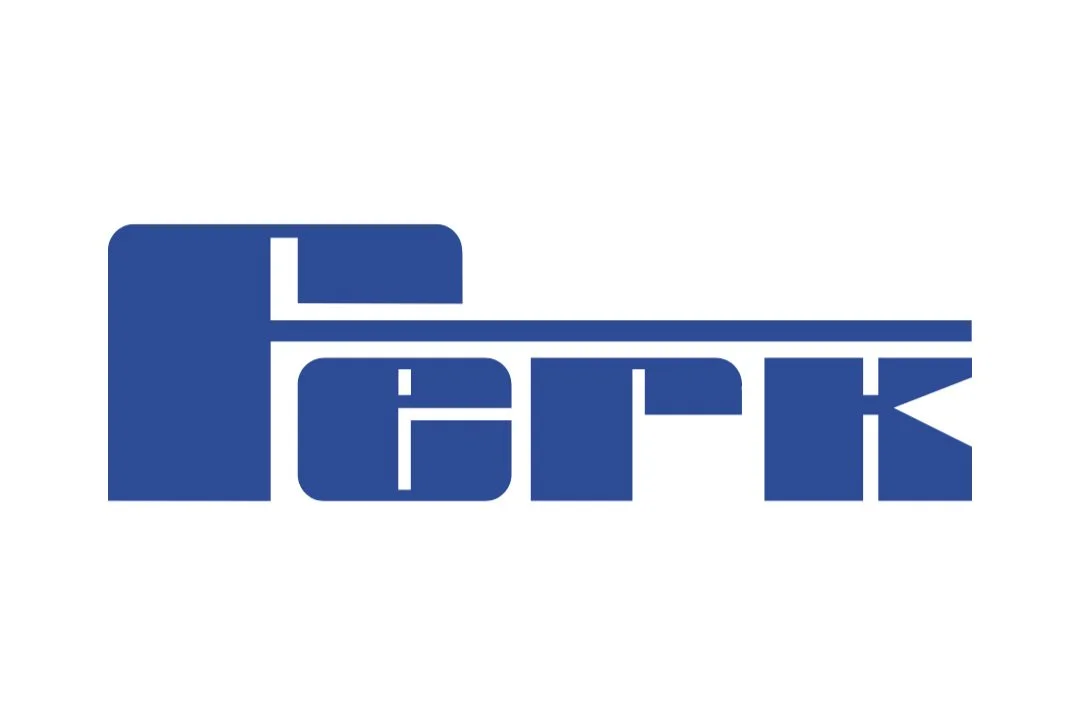 Logo mit dem Schriftzug 'Ferk' in blauer Farbe auf weißem Hintergrund.