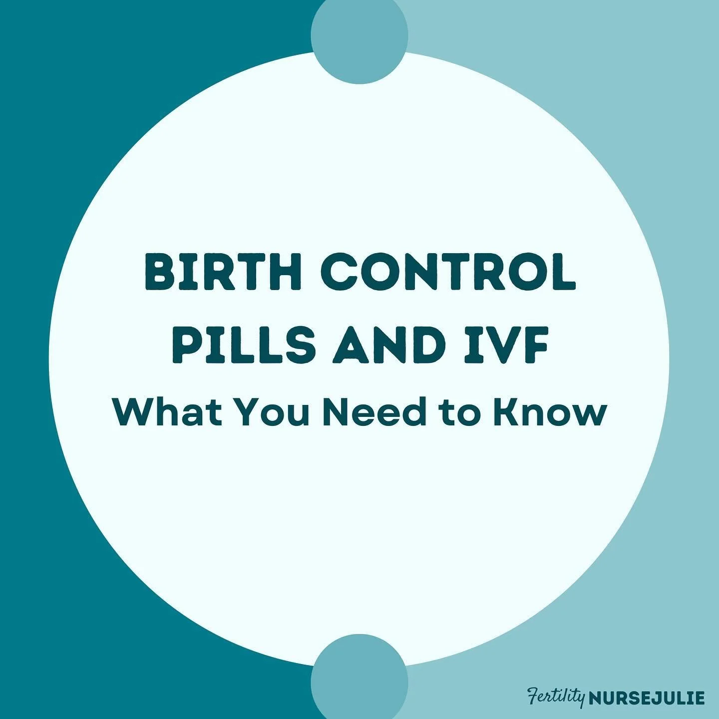 🤔 Why would your fertility doctor prescribe birth control pills if you&rsquo;re trying to have a baby? 

➡️ Swipe to find out how birth control pills are used to assist with IVF.

⚪️ I&rsquo;ve also included some helpful information to know while yo