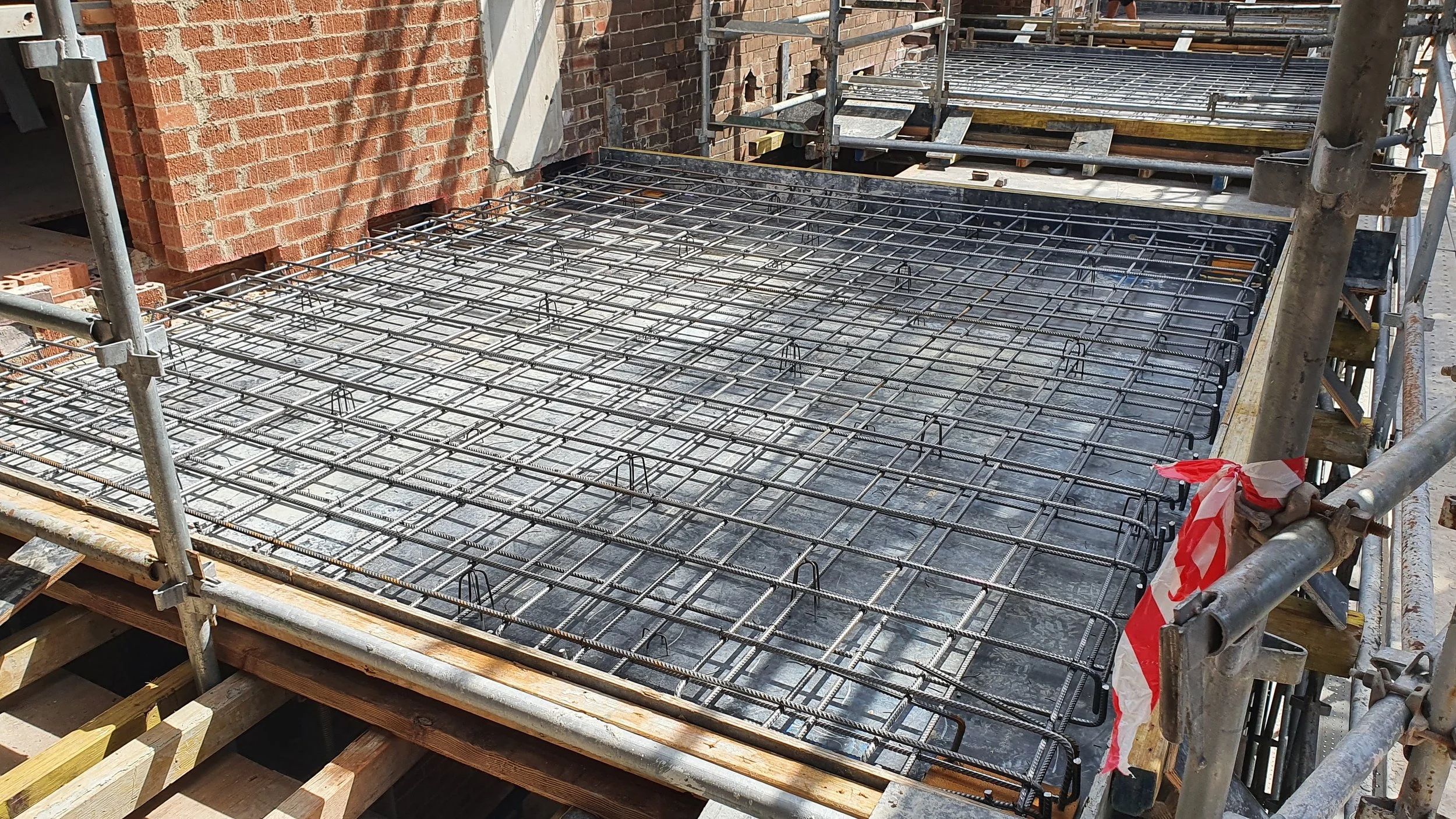 Small deck ready for pour — Dawes Point