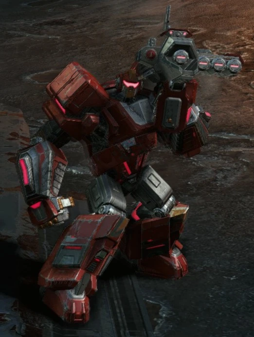 The Autobot Rocketeer was inspired by the Rokkit Boyz from Space Marine. They would hang back and fire drunken missiles at players.