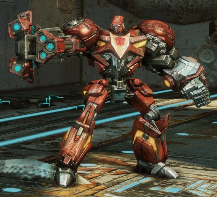 The Autobot Shotgunner. Another example of reuse and reskinning.