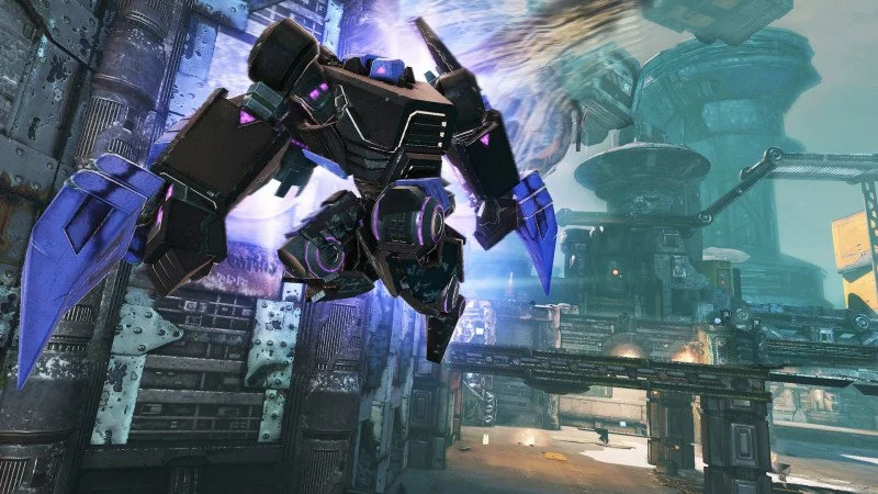 The Leaper launches himself in the air, transforms into a wedge shape and dive-bombs at the player's location, creating an AoE where he lands