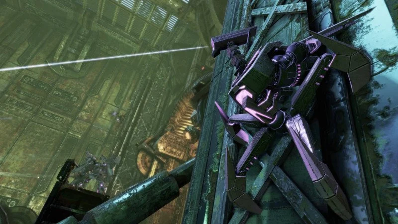 The Wall-Crawler's laser sight was a clear tell that provided players with information about the Wall-Crawler's location and when it was about to attack.