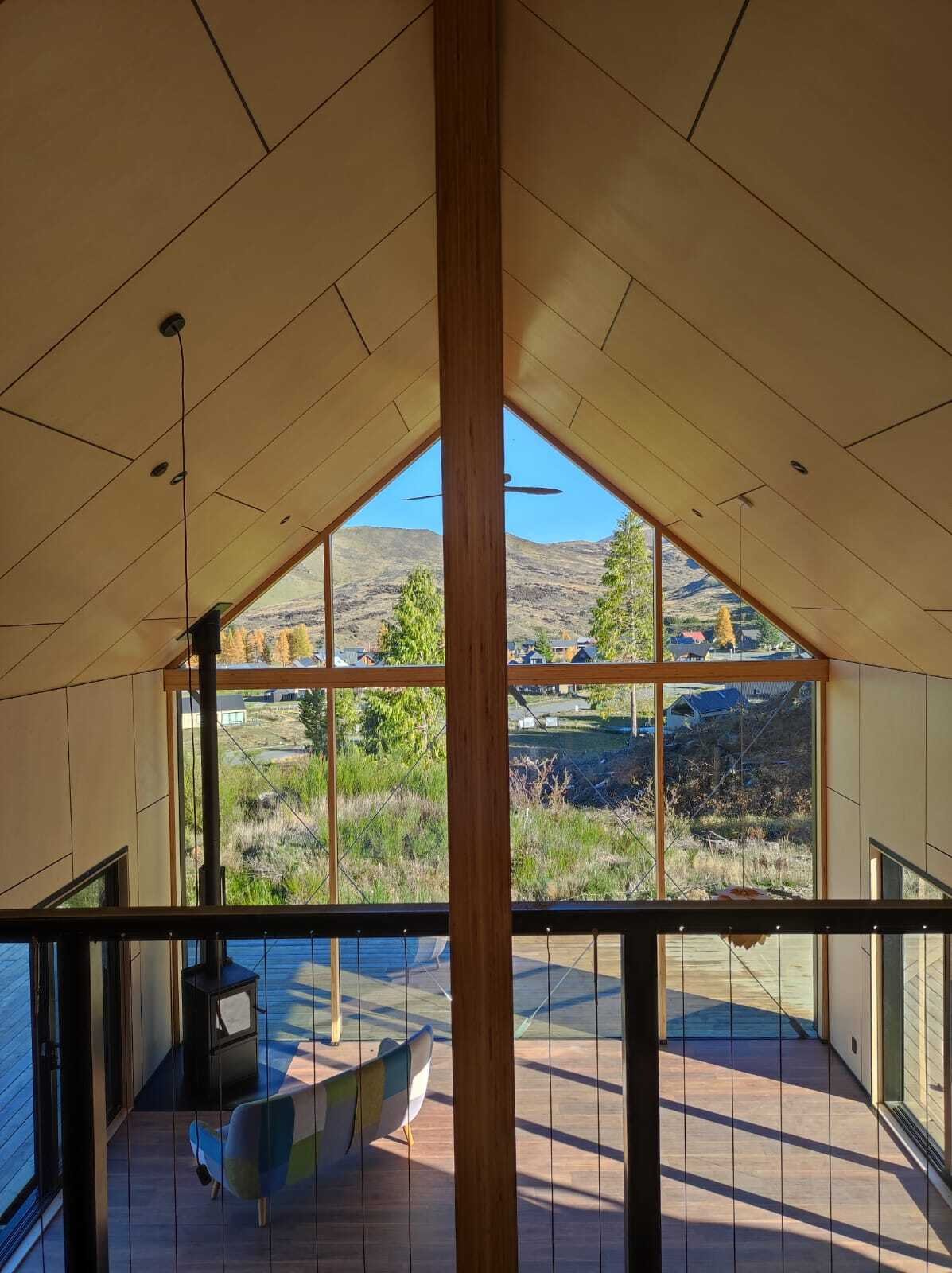 Pre-finished birch ply for walls