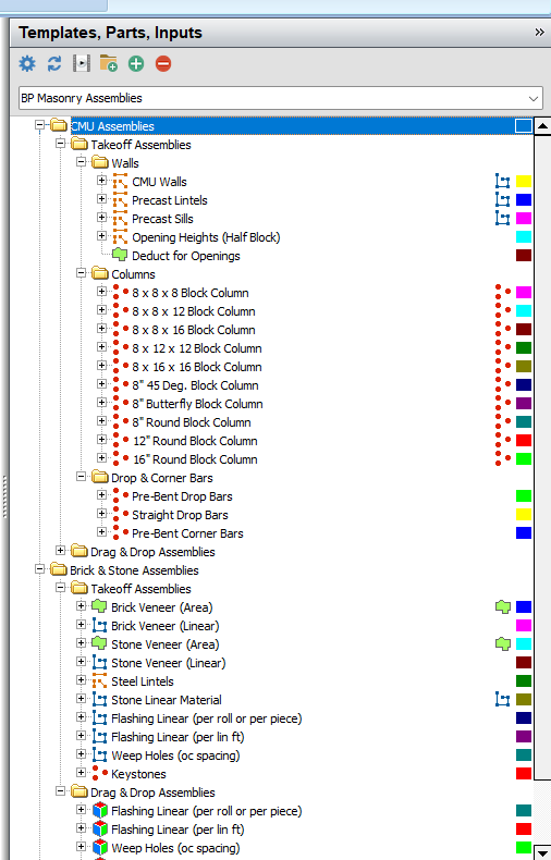 Pro Bid Masonry Templates