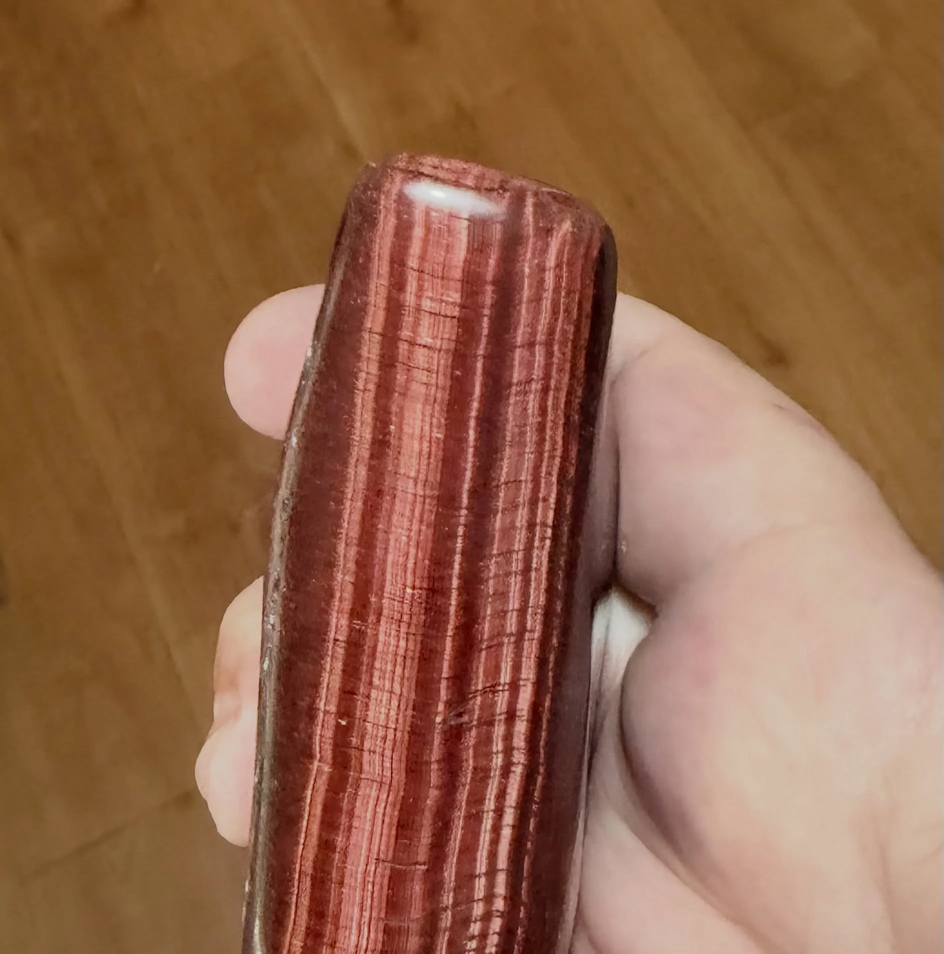 The update of my first attempt at tumbling. 
I&rsquo;m very proud of how these came out ☺️
Unfortunately the quartz barrel didn&rsquo;t come out the way I wanted them to so they will be going back in with some new ones in the hope that they will be t