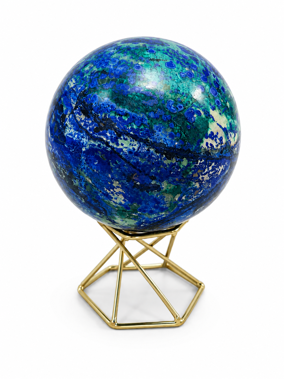 Azurite Malachite Sphere