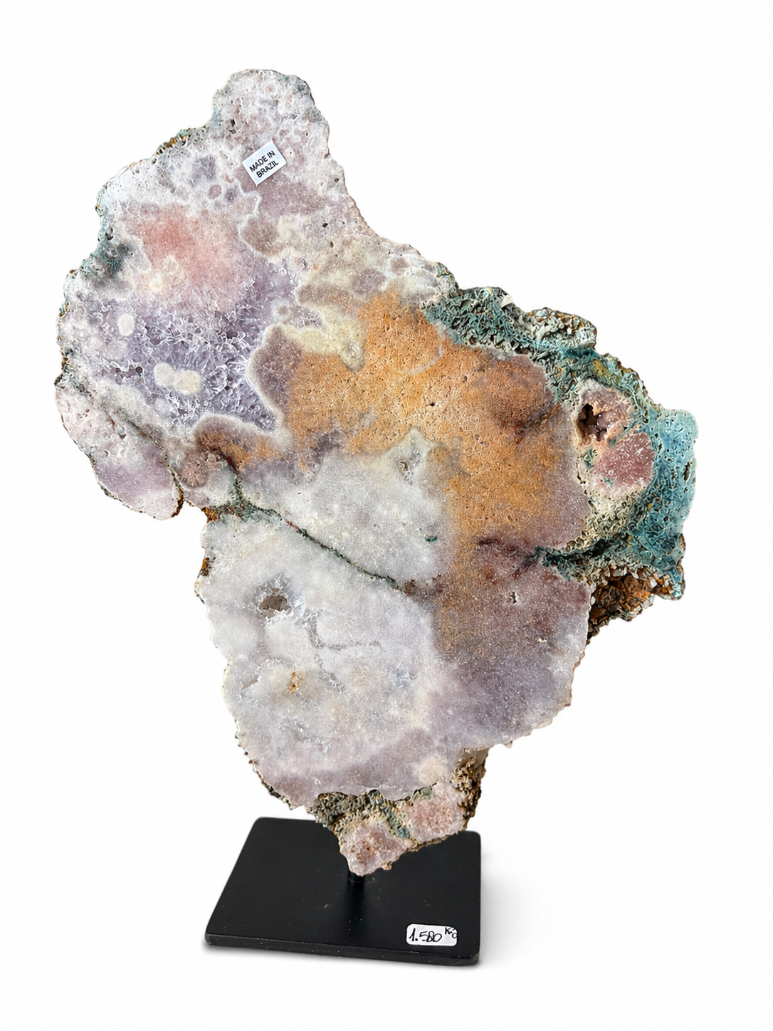 Pink Amethyst on Stand
