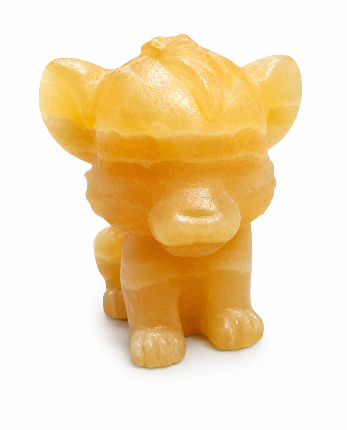 Yellow Calcite Lion