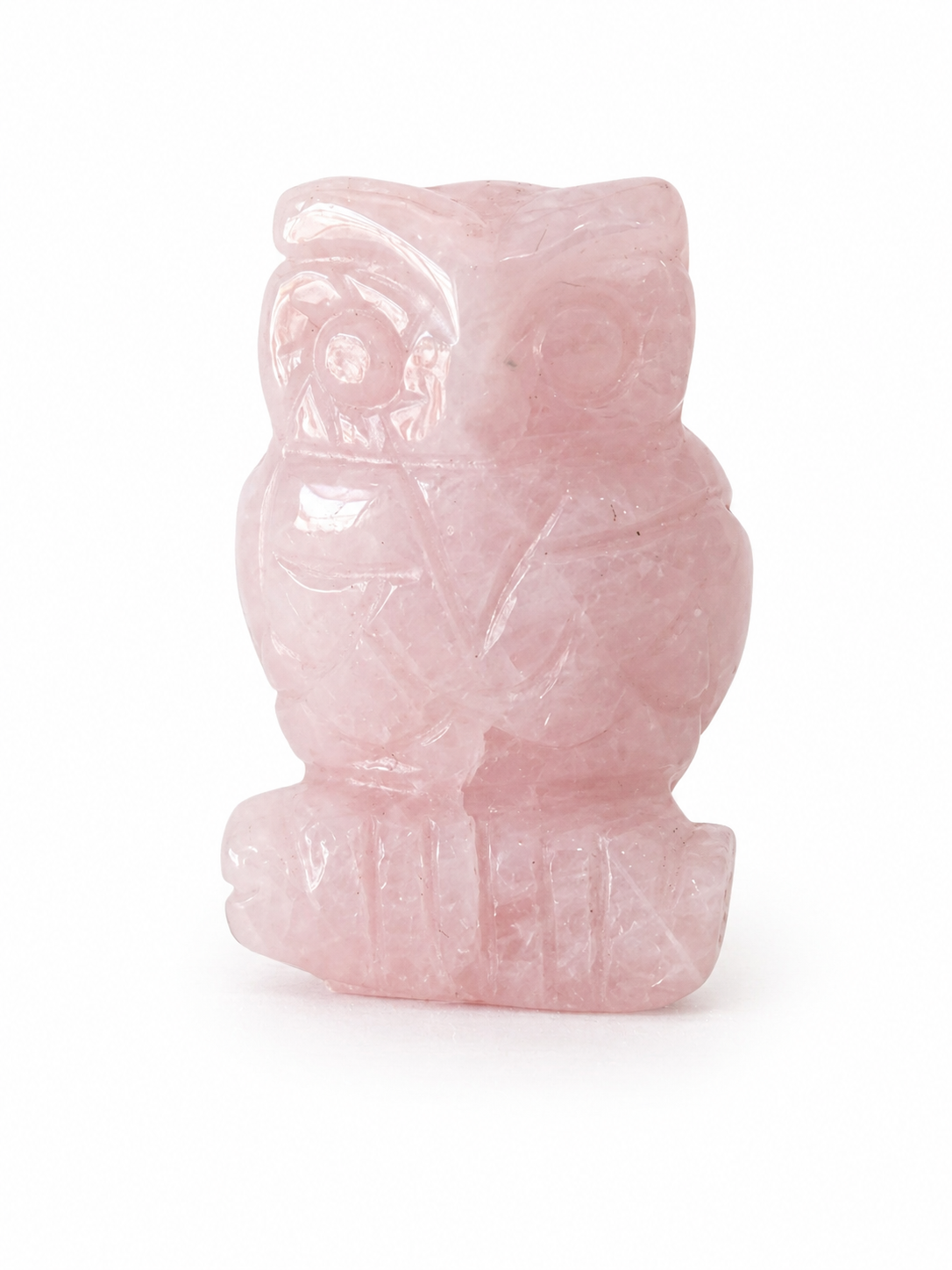 Rose Quartz Owl