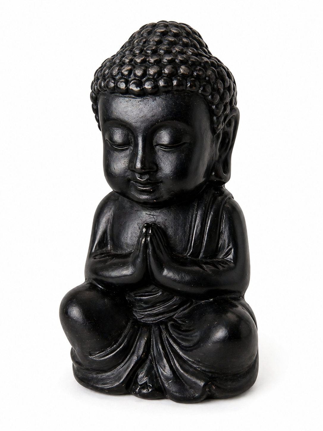 Black Obsidian Buddha