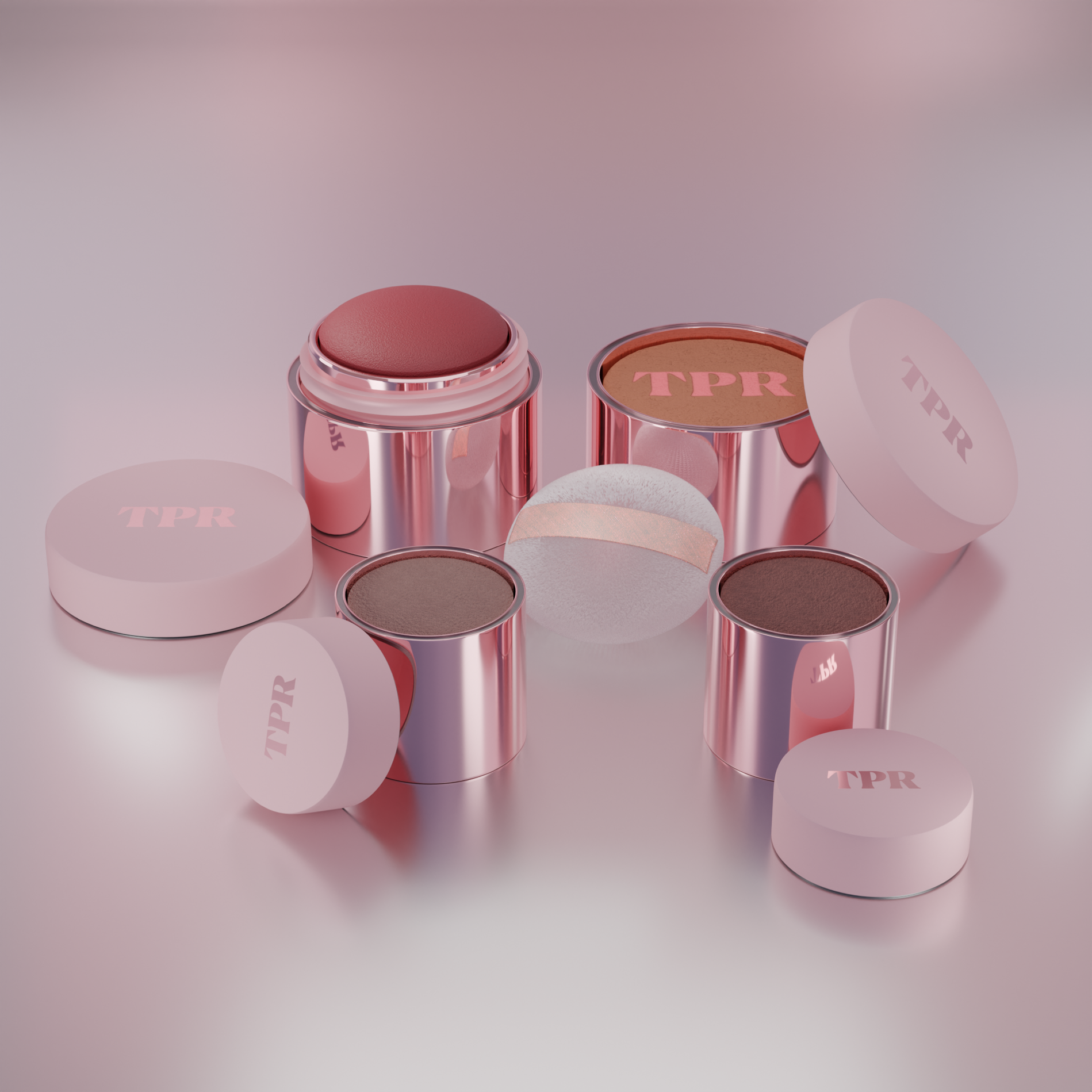 TPR Eyeshadows & TPR Bronzer & TPR Blush