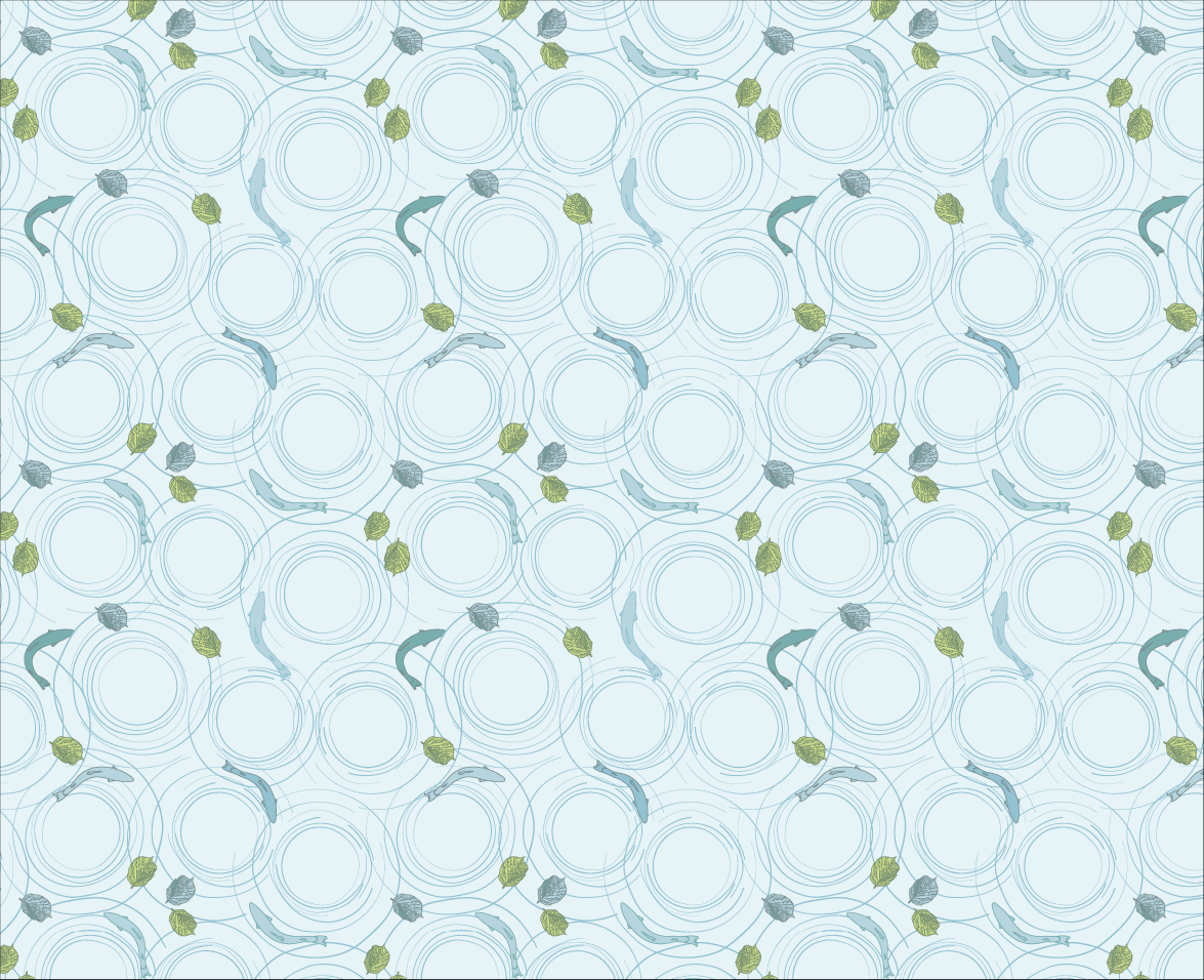 Cetlic Art | Celtic Knotwork | Mythology | Folk Art | Modern Folk Illustration | Repeating Pattern | Seamless Patterns | Wrapping Paper Patterns | Gift Wrap Patterns | Salmon Illustration | Salmon of Knowledge | Story-telling | Magical Art | Book of