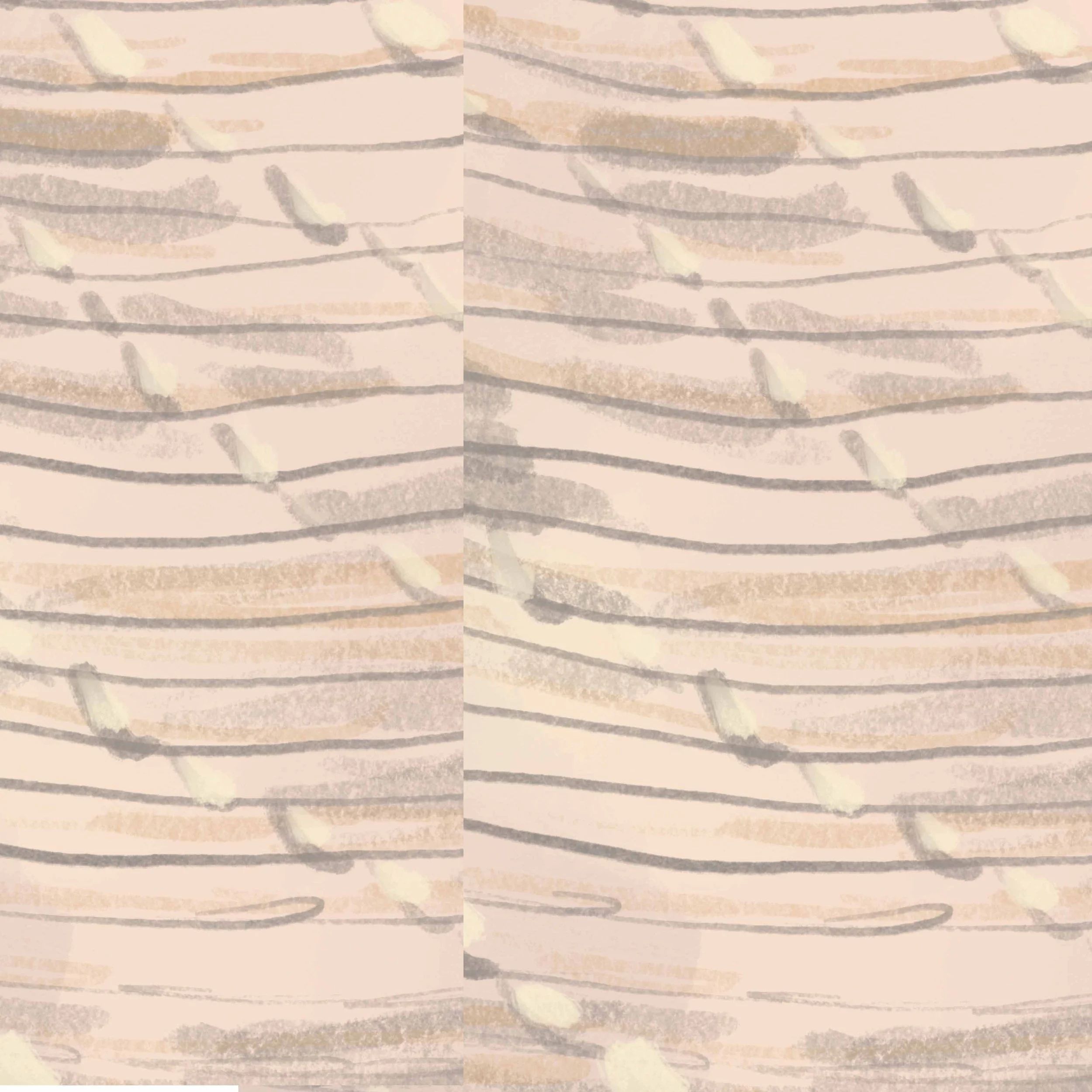 Repeating Pattern | Surface Pattern Design | Bees | Botanical Illustration | Nature-Inspired Pattern | Watercolours | Garden Pattern Calm Pattern | Zen | Homely | Hive & Home | Taupe | Grey | Warm Tone | Home Decor | Wallpaper | Bed Linen | Lavender