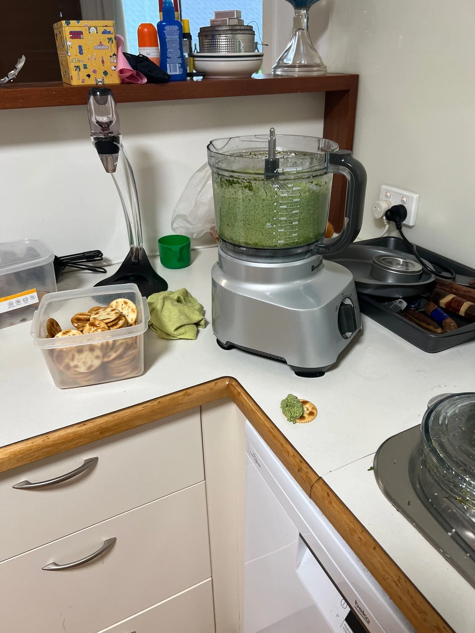 PESTO,  goes well with jatz