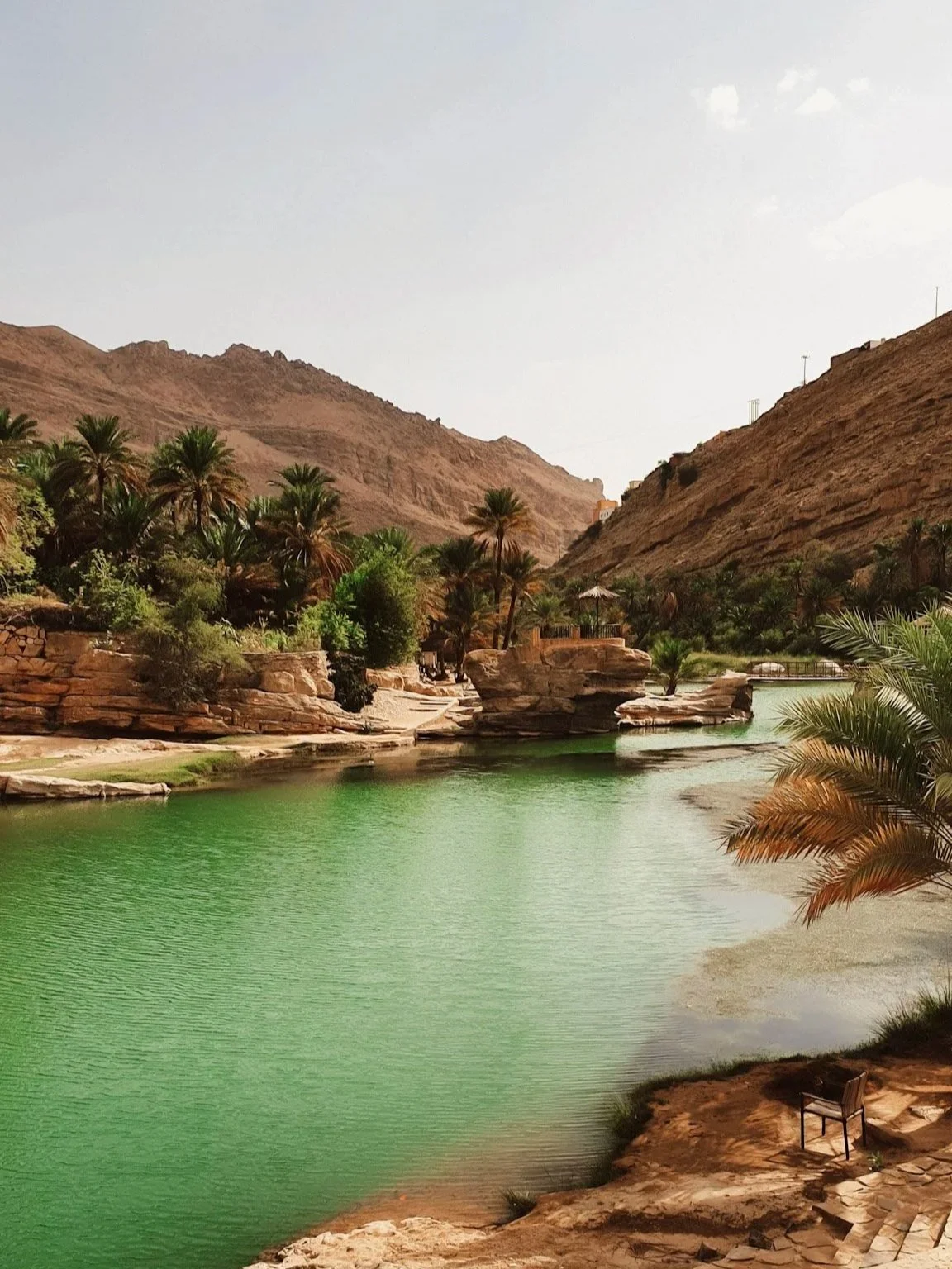 Zwemmen in de wadi’s van Oman
