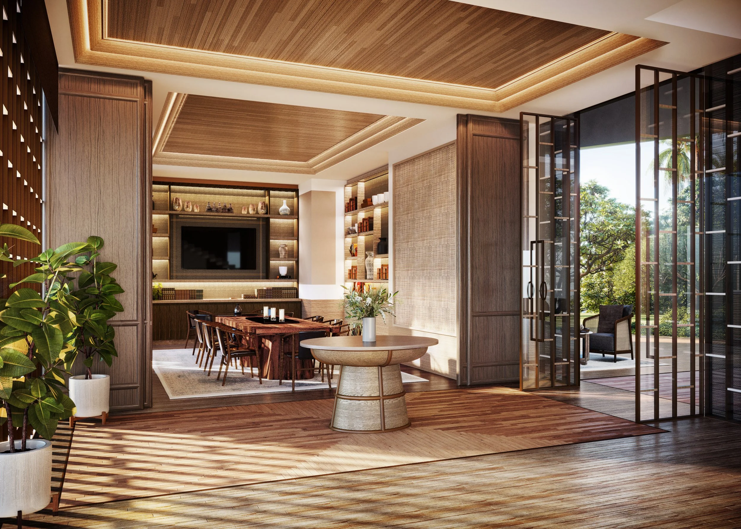 Aman Nai Lert Bangkok Residences -Residents-only, Garden Lounge_29709.jpg