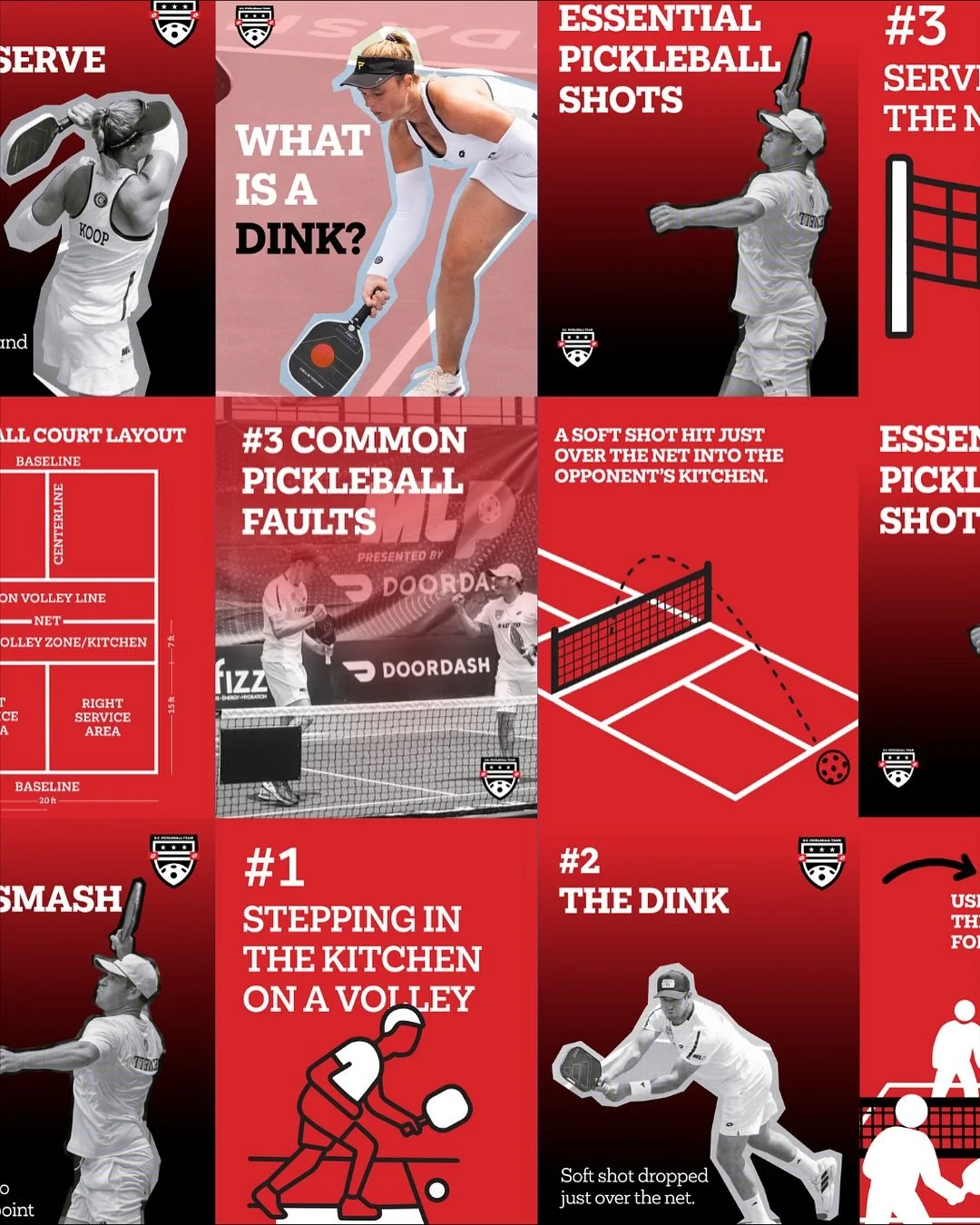 Big shoutout to the DC Pickleball Team 🏓 Had the absolute privilege creating some fun social content for @d.c.pickleballteam  #pickelball #socialpost #socialpostdesign #graphicdesigning