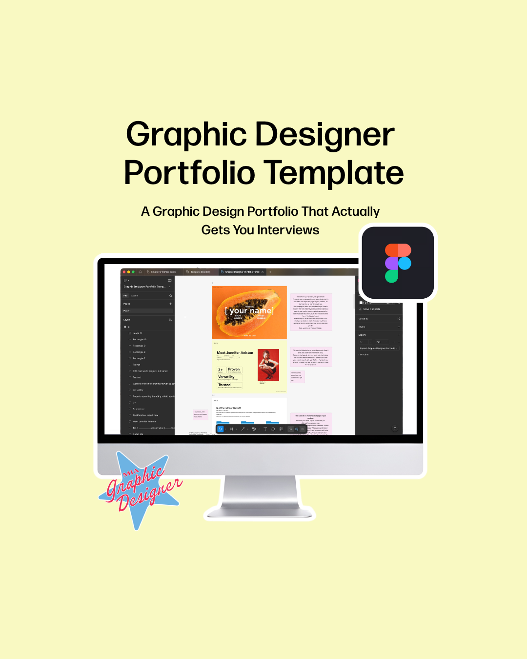 Graphic Designer Portfolio Template (Figma)
