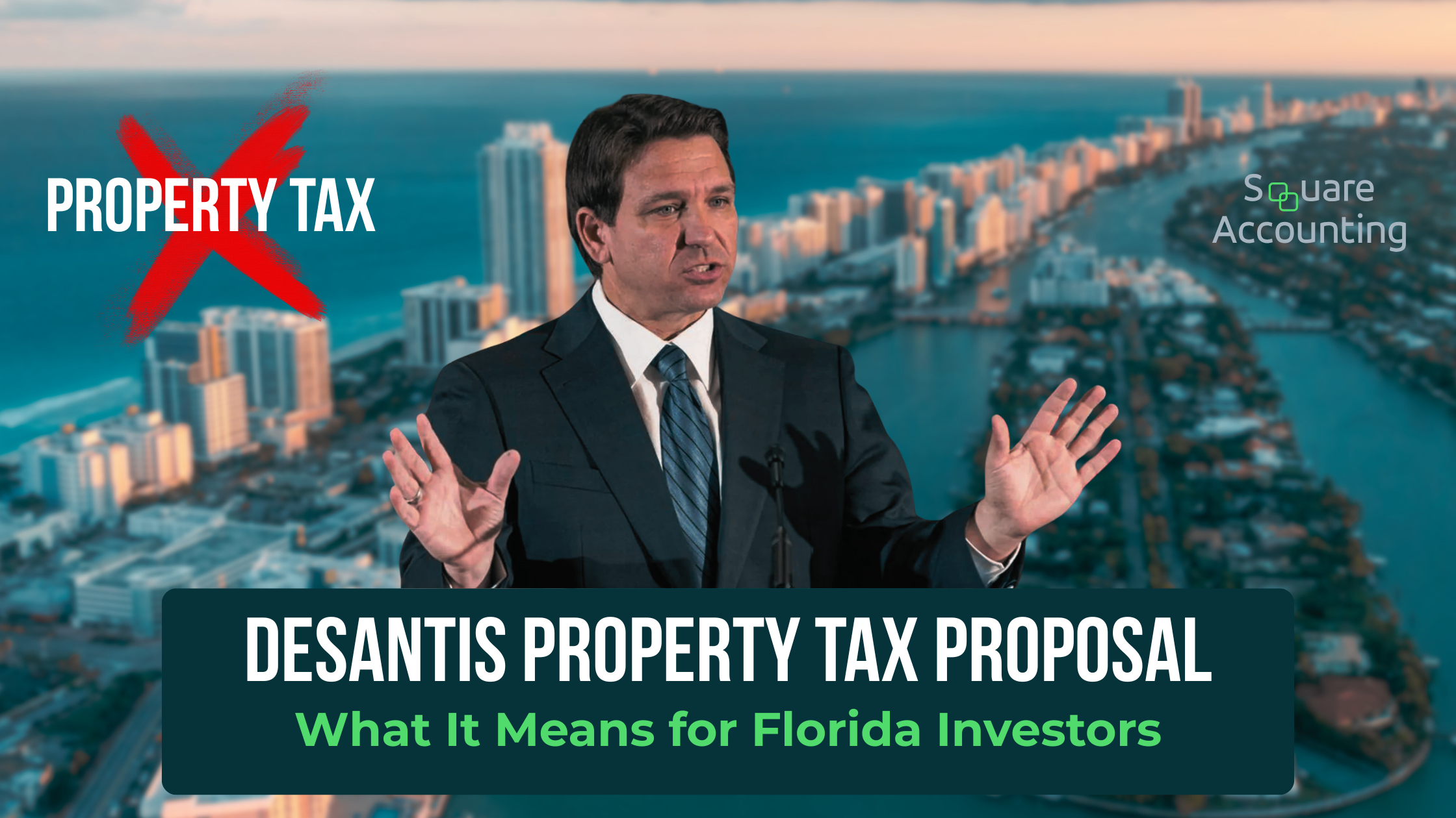Desantis Property Tax Proposal Sparks Big Money Debate