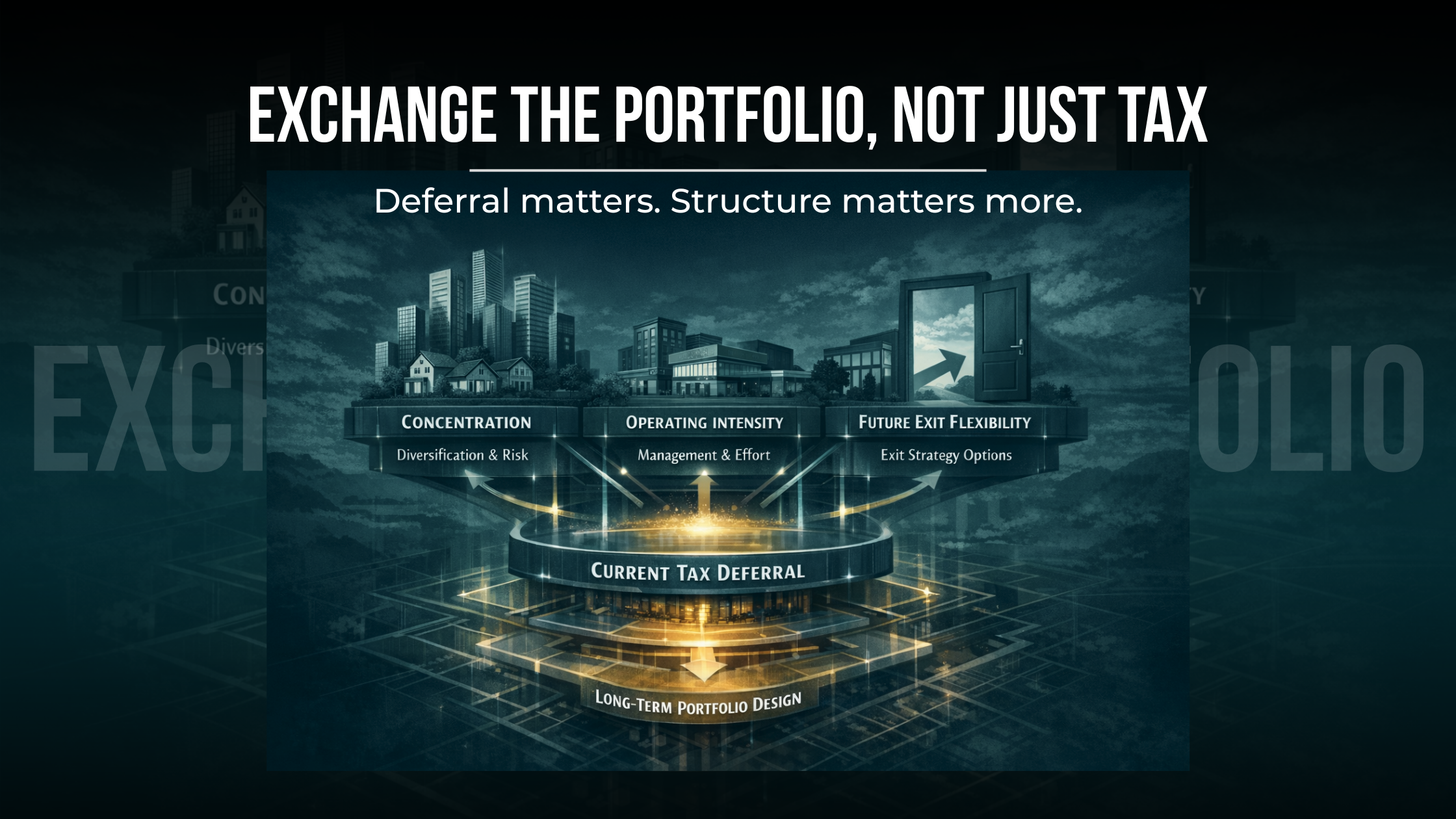 Using 1031 Exchanges as Part of a Portfolio Evolution Strategy