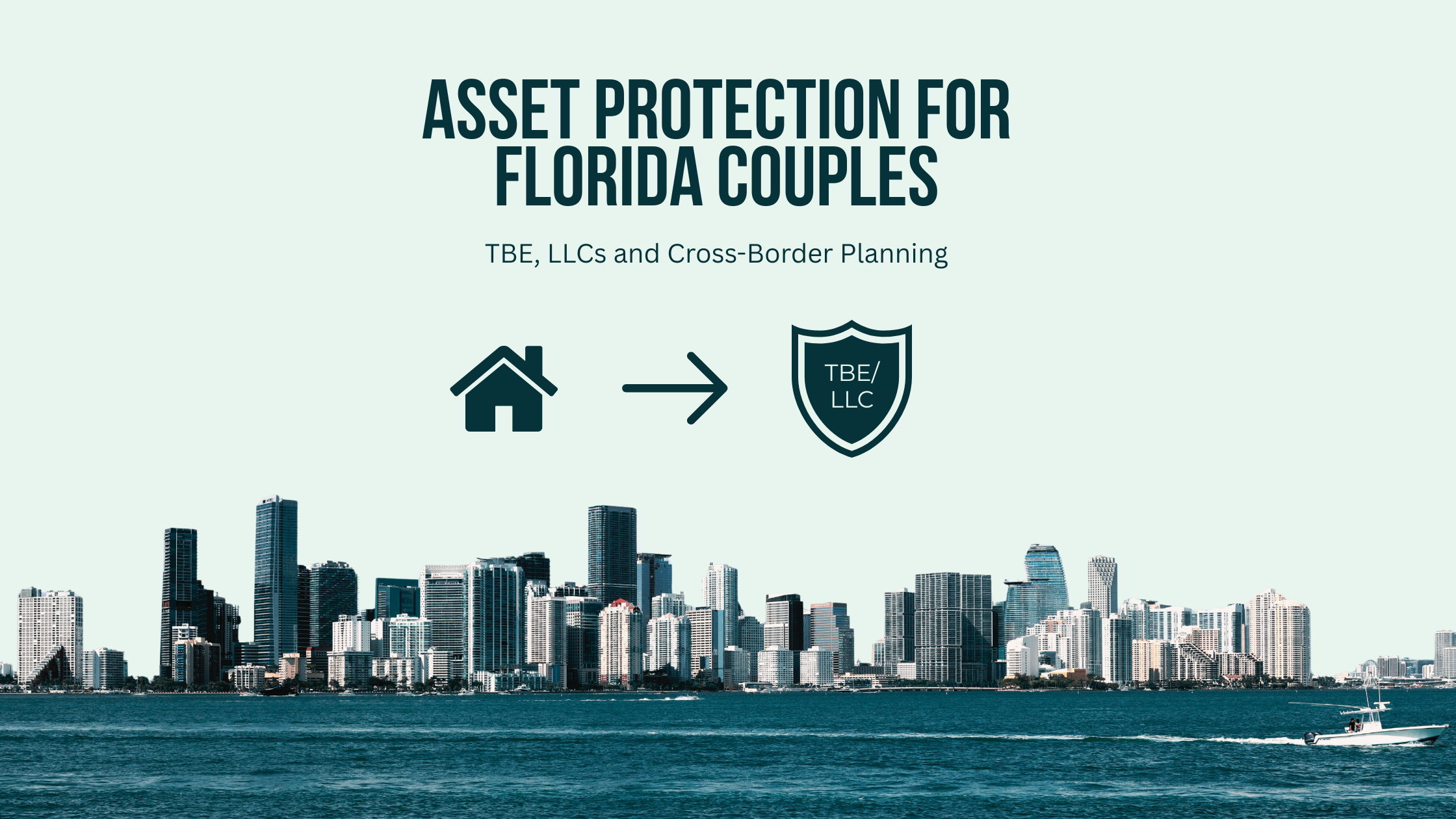 Concept image of asset protection for married Florida property owners using tenancy by the entirety and LLC structures